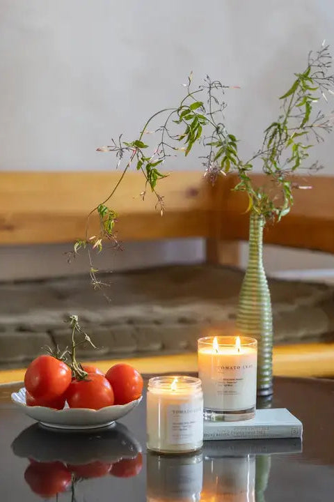 Tomato Leaf Candle