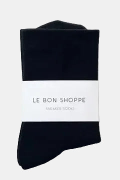 Sneaker Socks in True Black