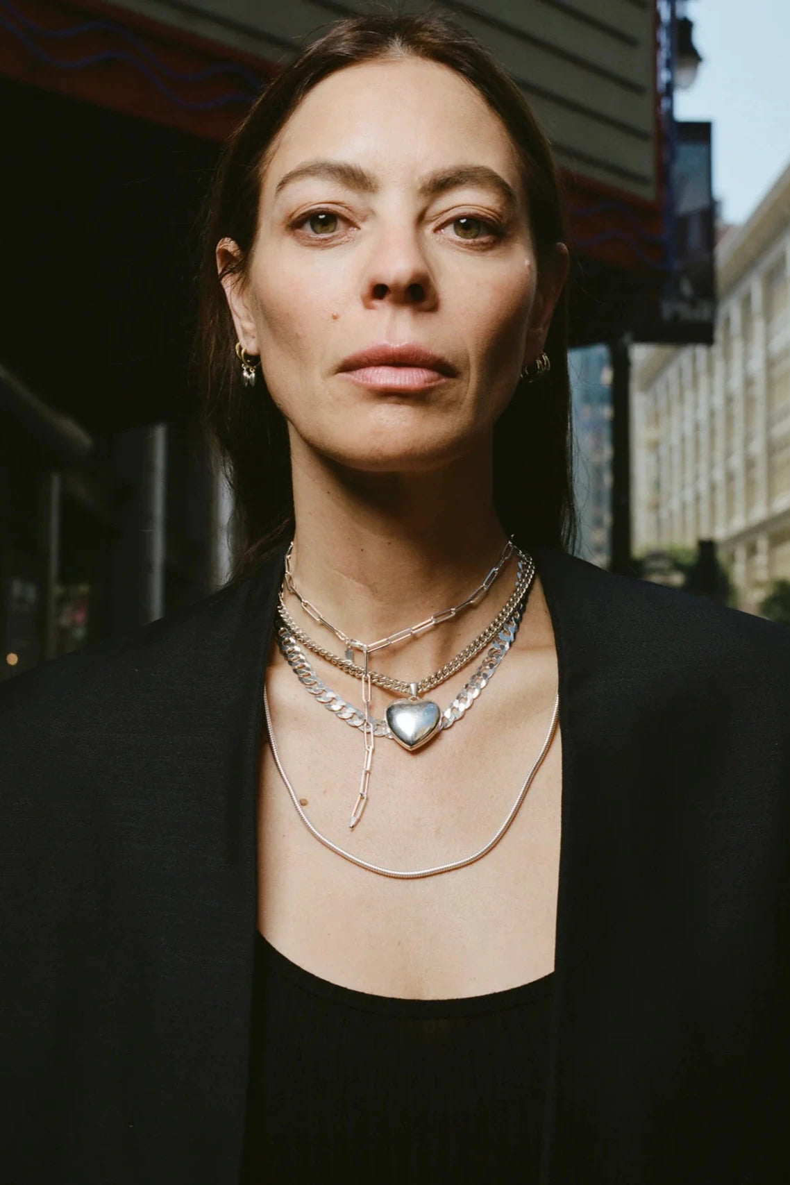 Flat Curb Chain in Sterling Silver