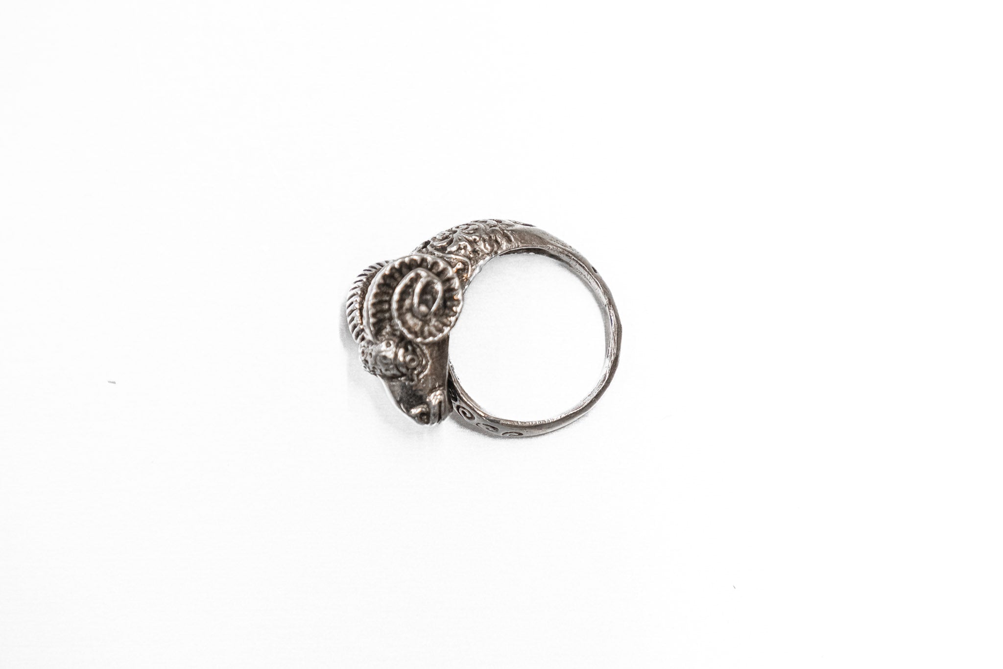 Vintage Sterling Silver Aries Ram Ring