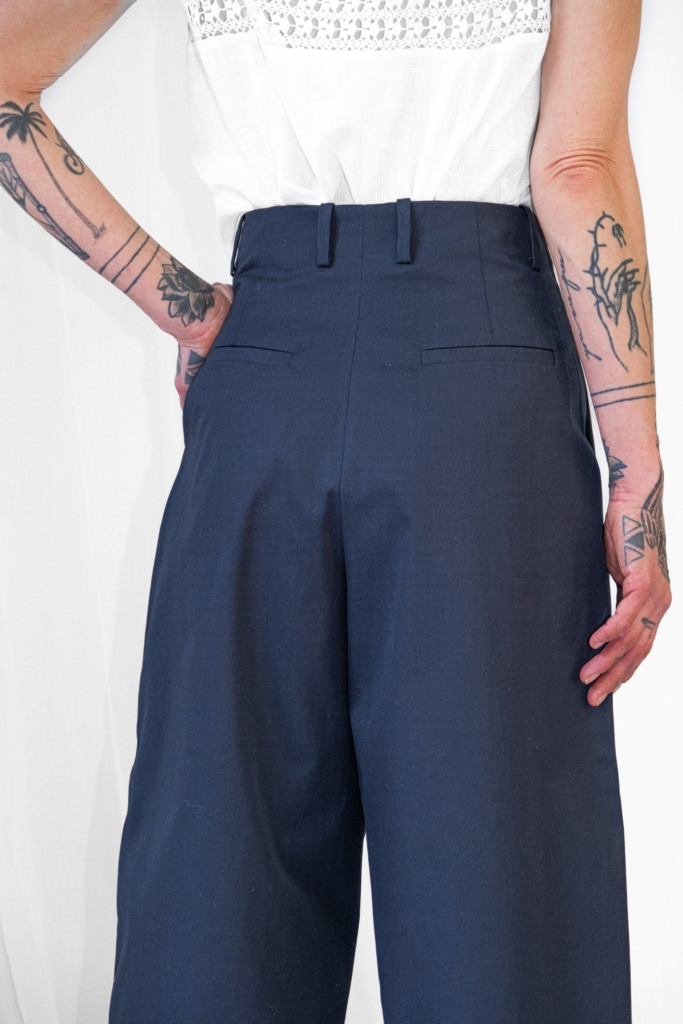 Boy Trouser in Marine