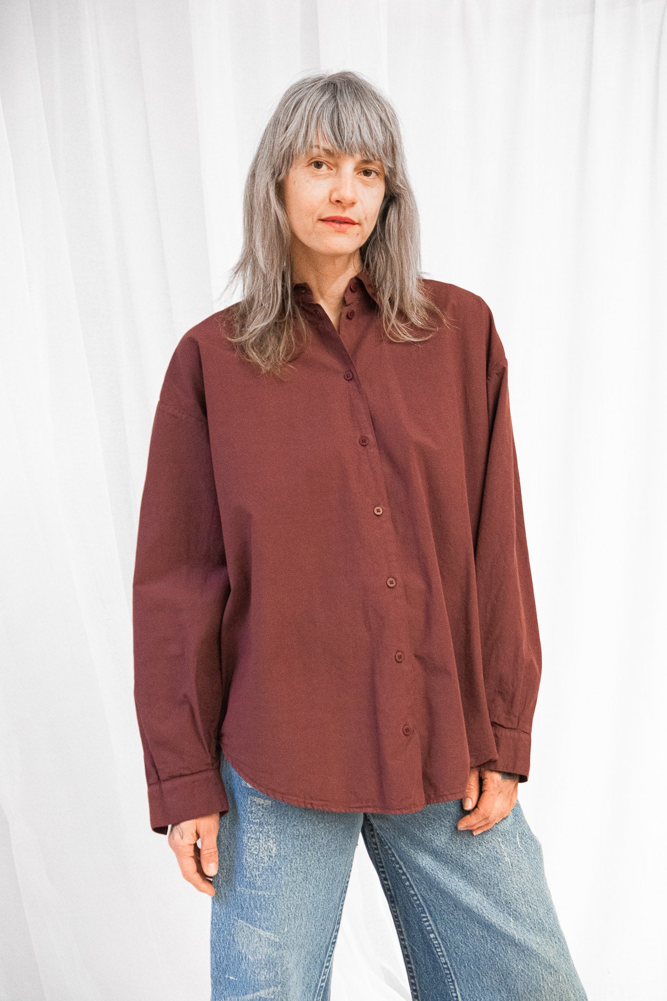 Alberta Shirt in Vino