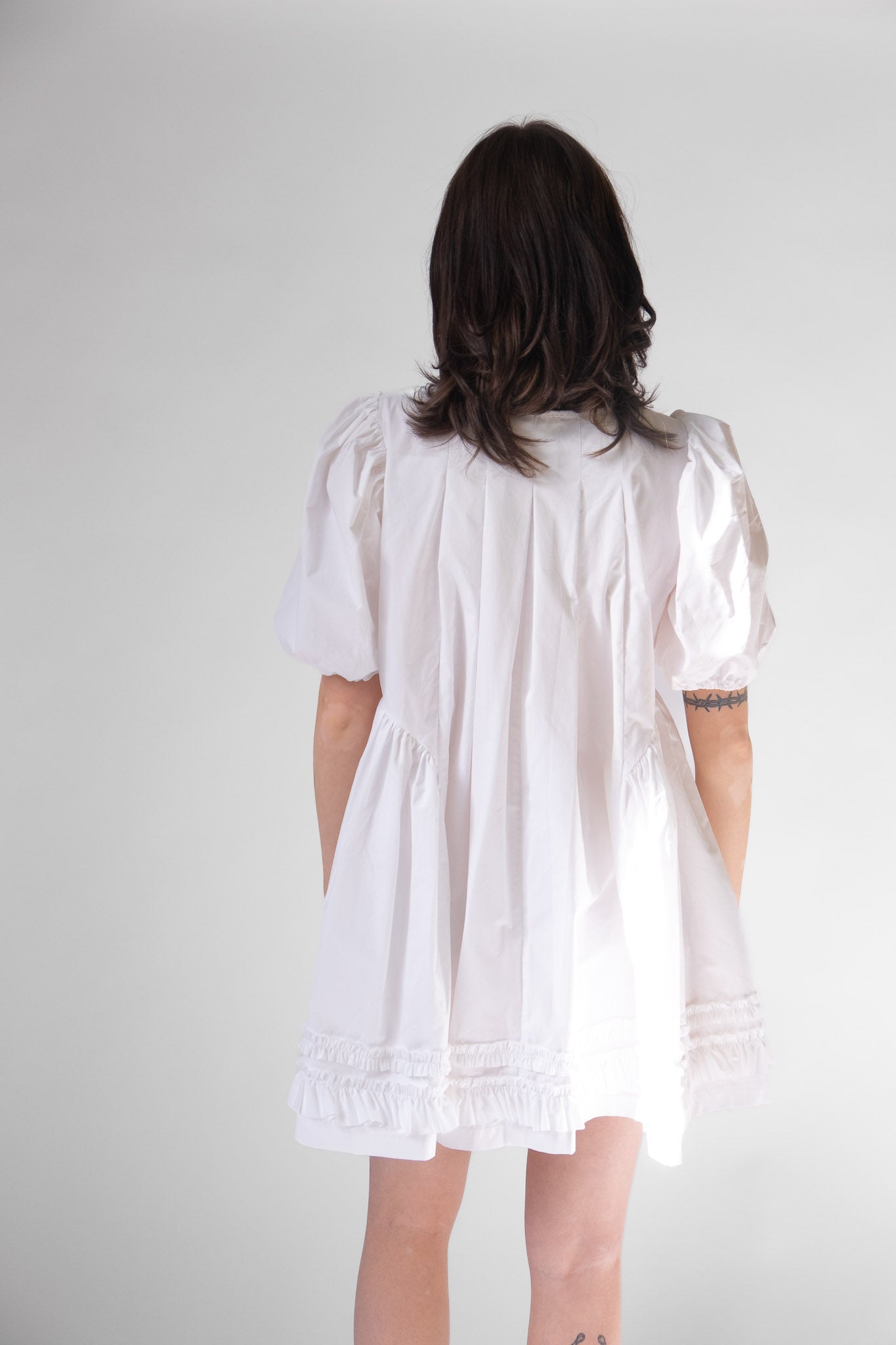 Kewpie Dress in White