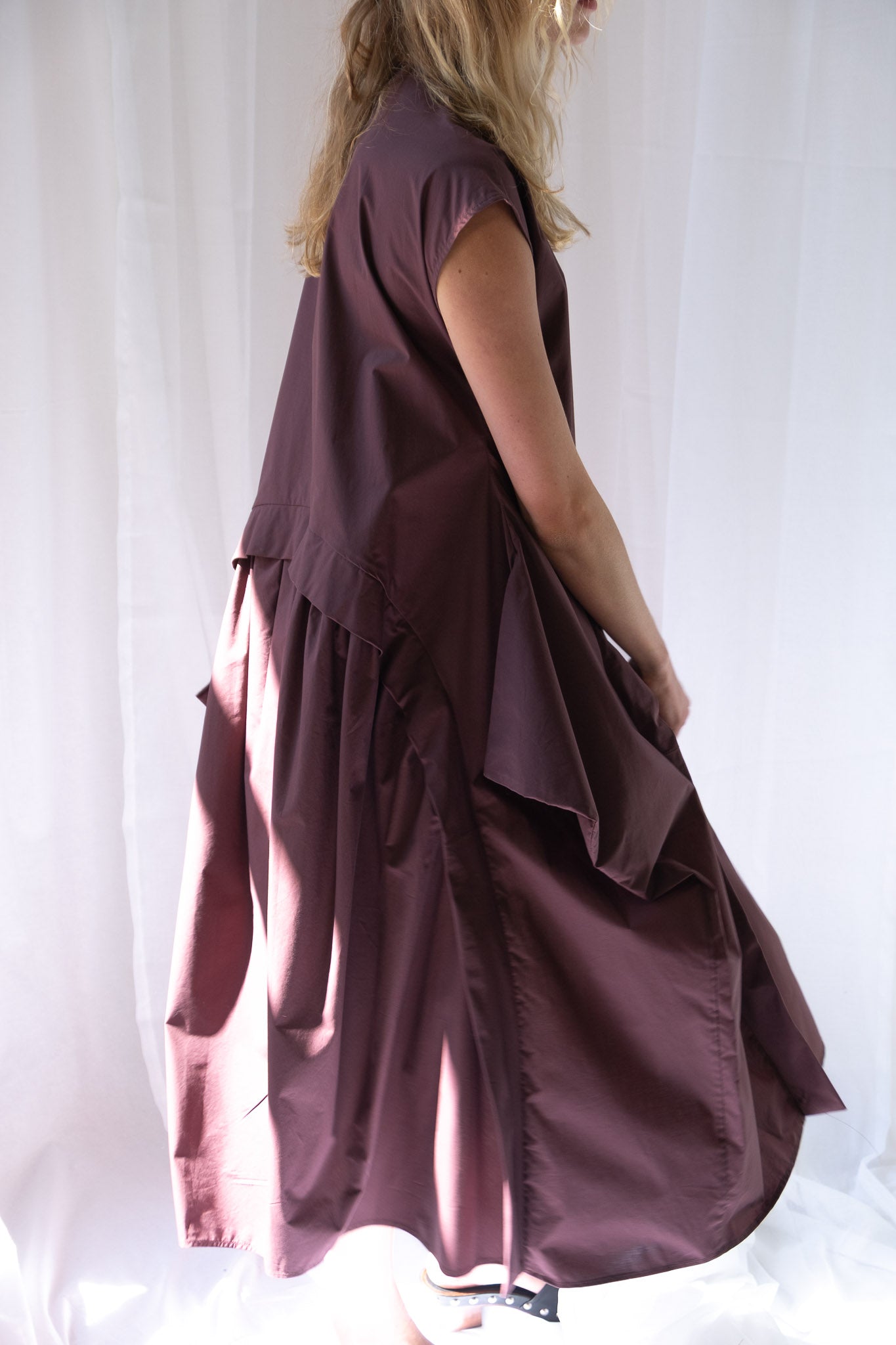 Beau Dress in Merlot