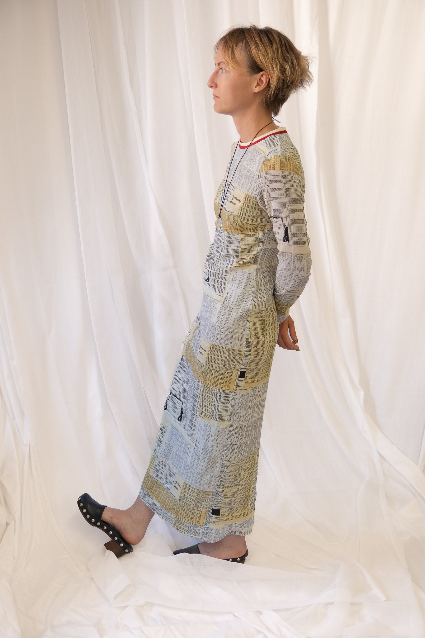 Alma Dress in Personals Print