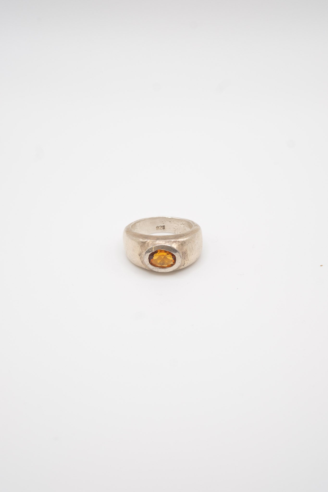 SOL Ring in Sterling Silver & Citrine