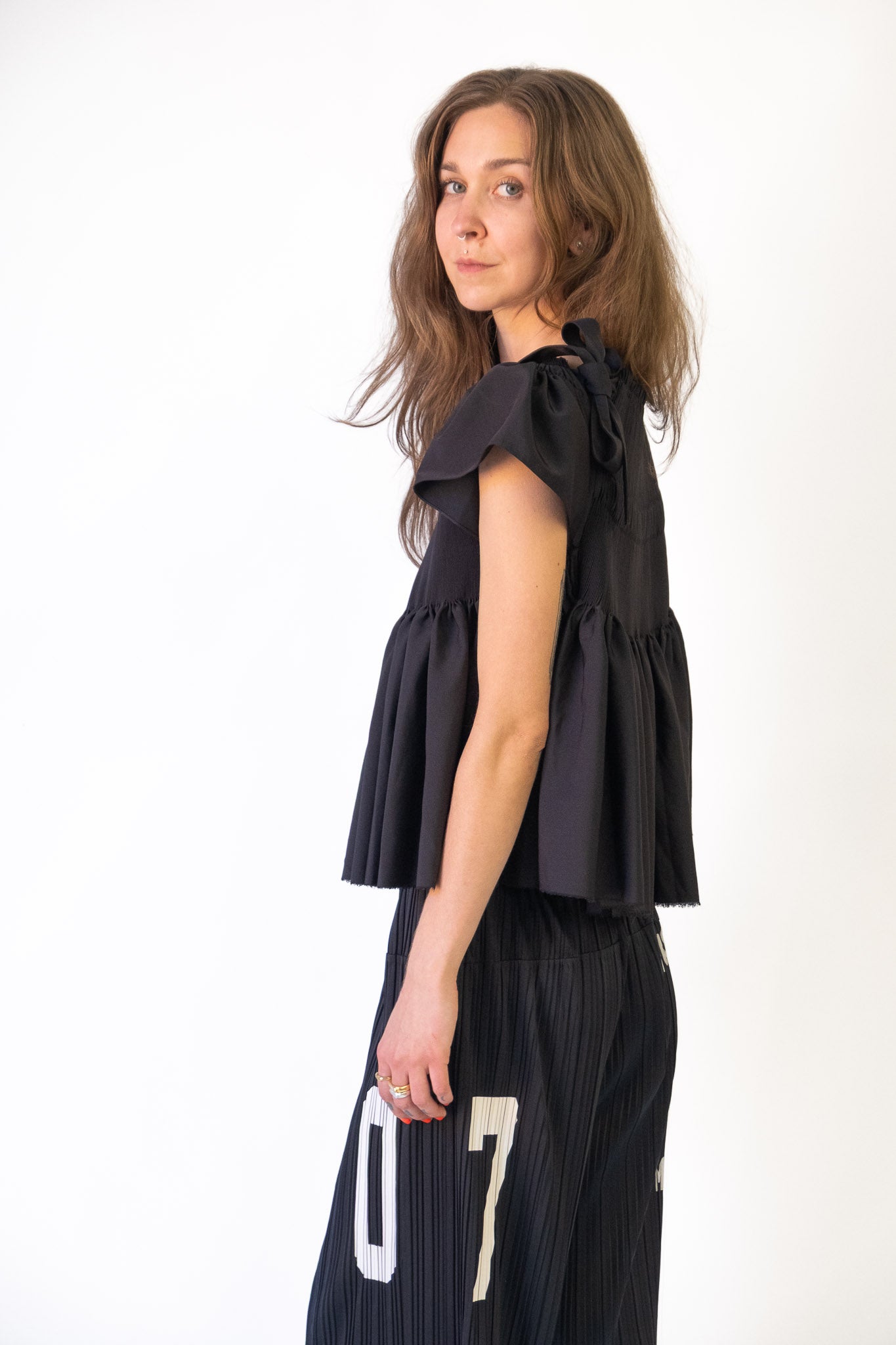 Suspiro Top in Black
