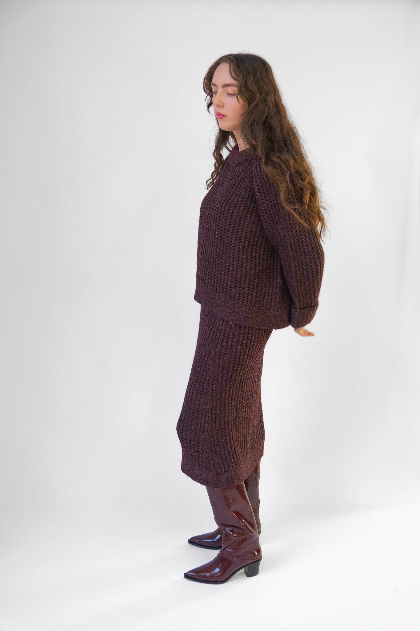 Vlanke Skirt in Auburn Chainette