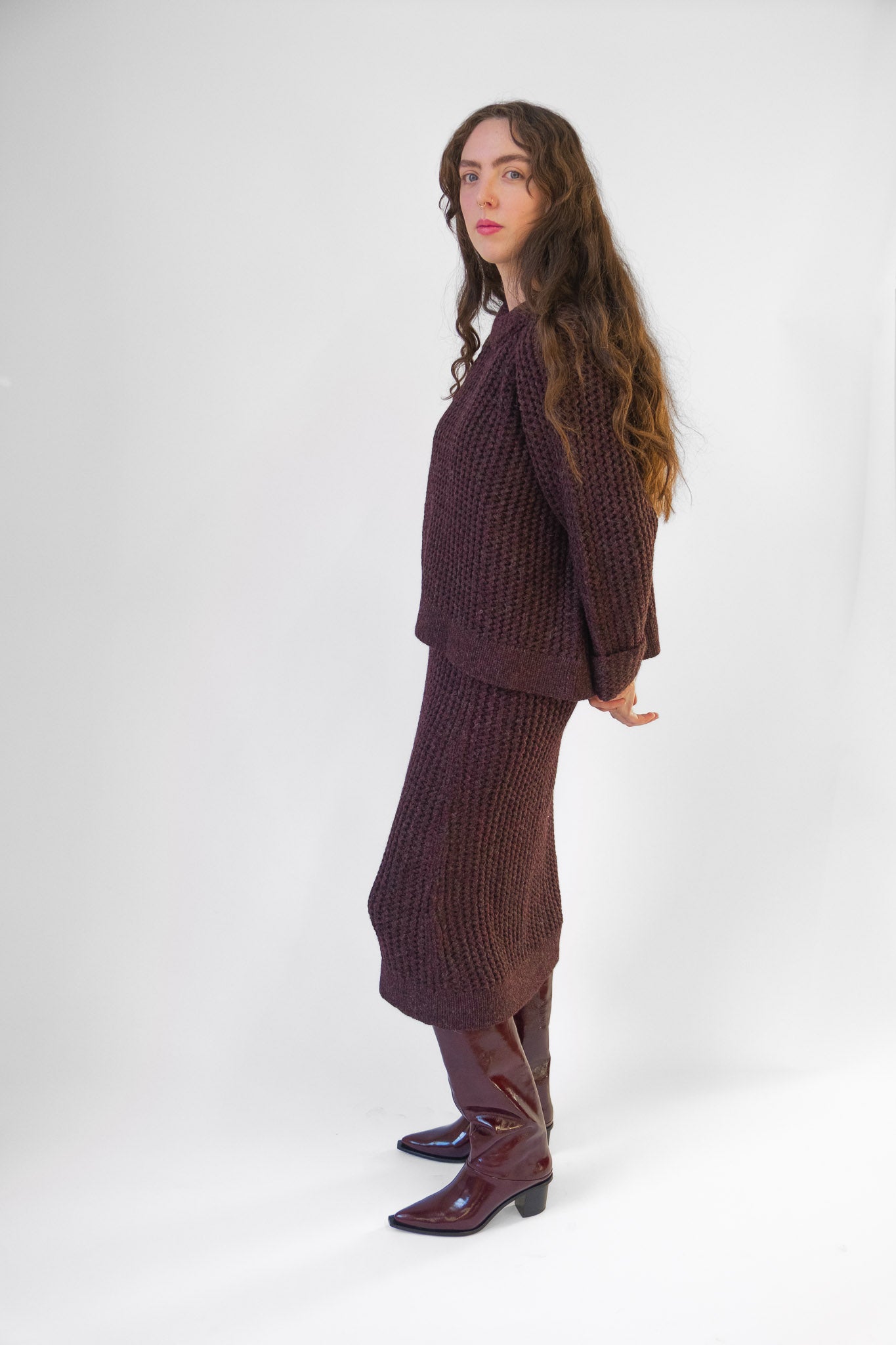 Bazzolo Pullover in Auburn Chainette