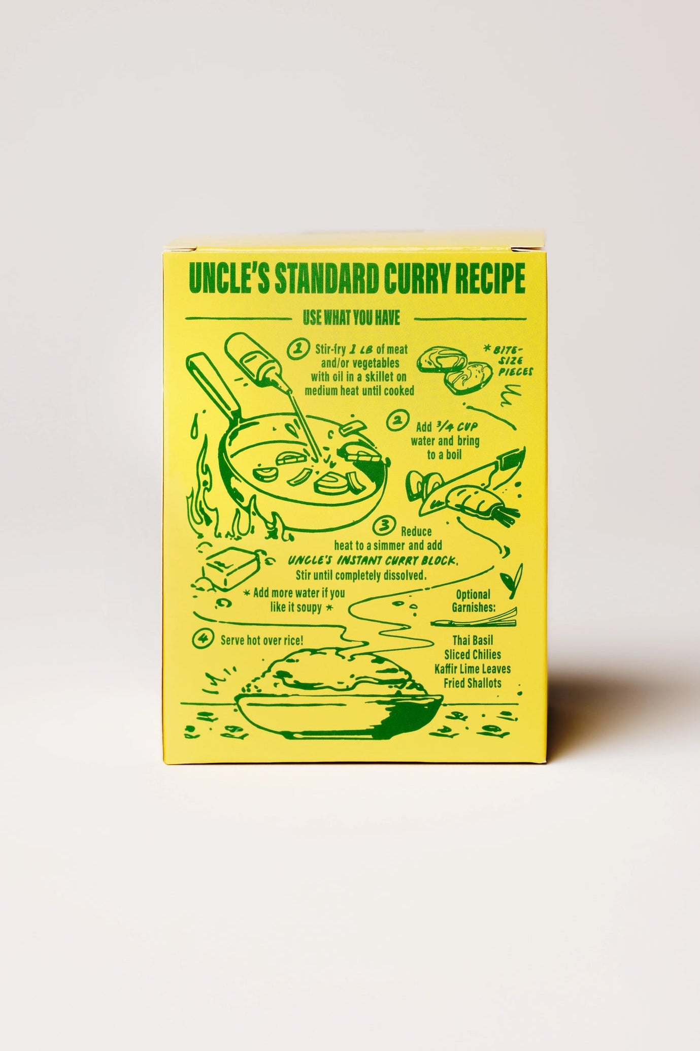 Big Green Curry Block