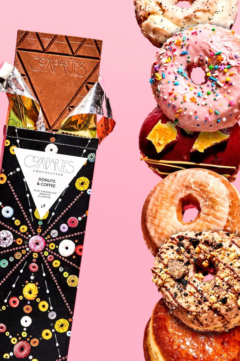 Donuts & Coffee Milk Chocolate Bar