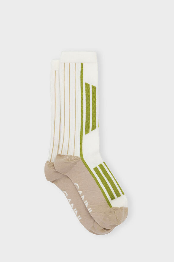 Sporty Socks in Egret