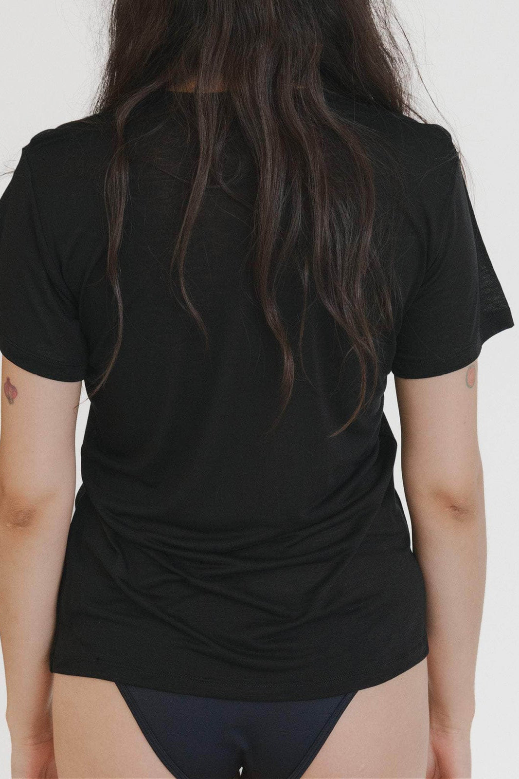 Tee Shirt in Black BY BASERANGE
