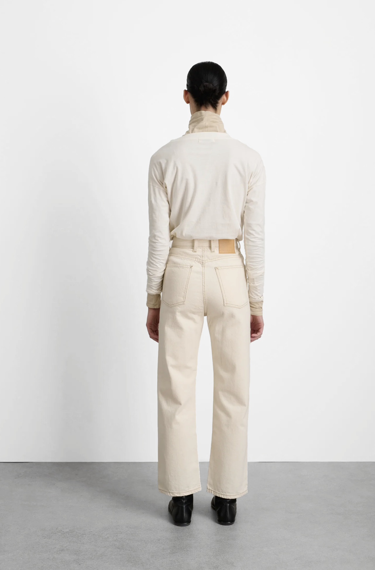 Plein Relaxed Straight Jean in Clair by B Sides http://www.shoprecital.com