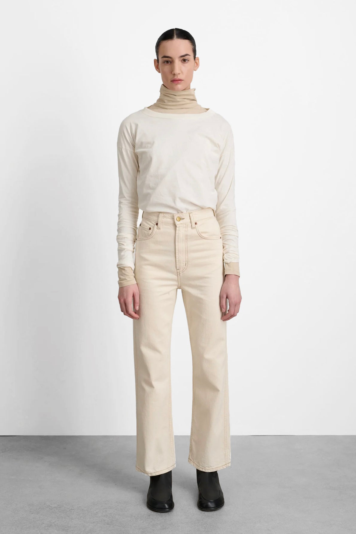 Plein Relaxed Straight Jean in Clair by B Sides