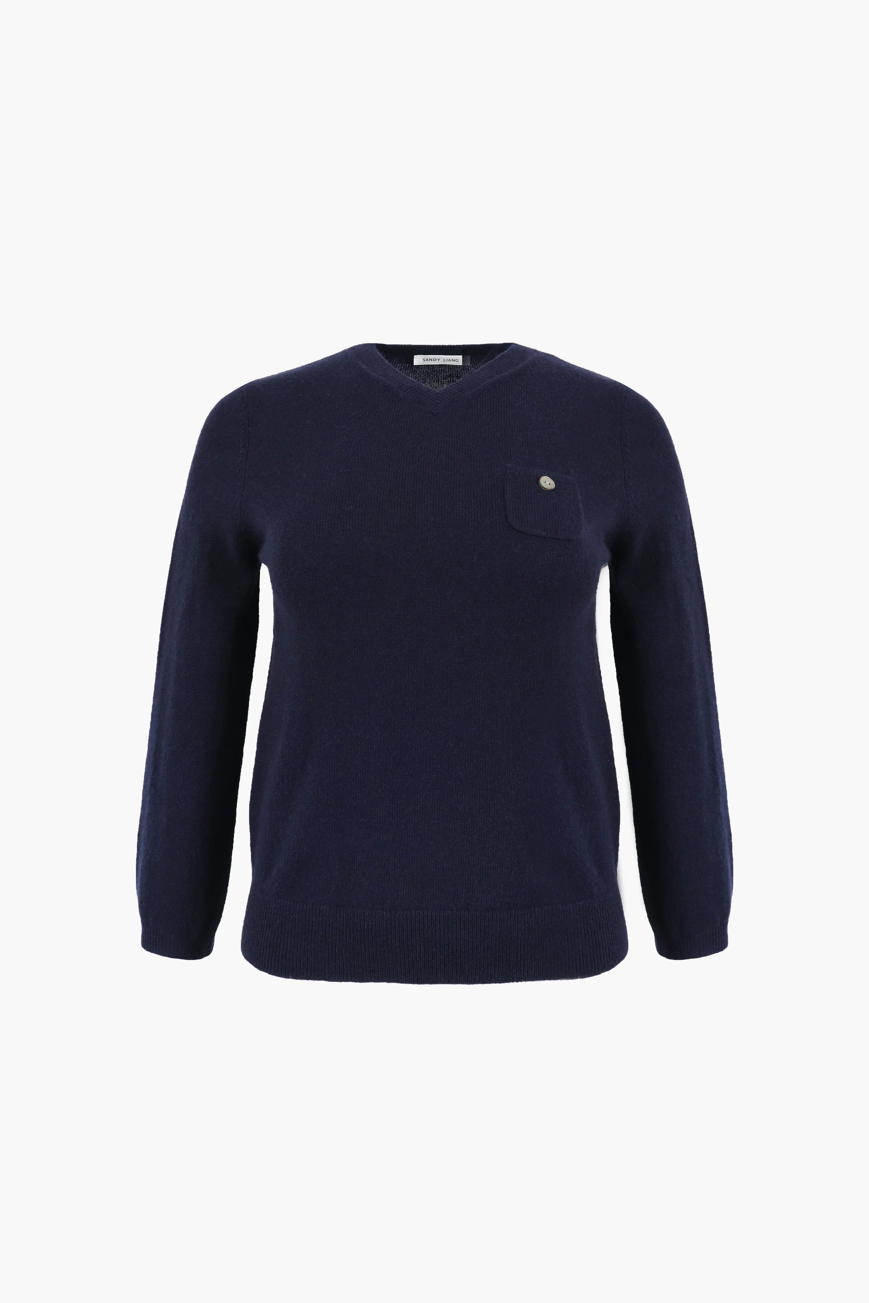 Bisky Cashmere Sweater in Navy