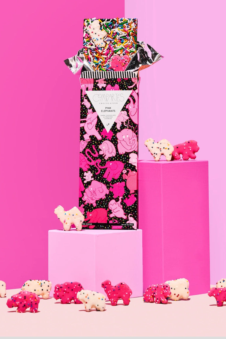 Pink Elephants Chocolate Bar