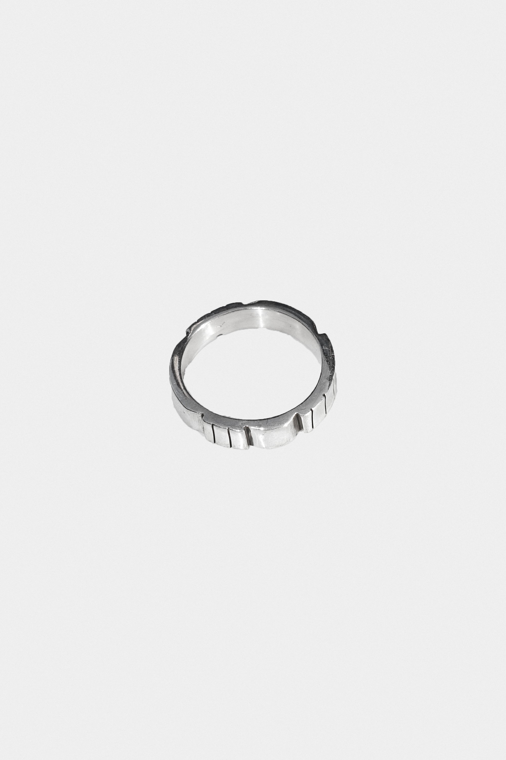 Wide Helena Band in Sterling Silver