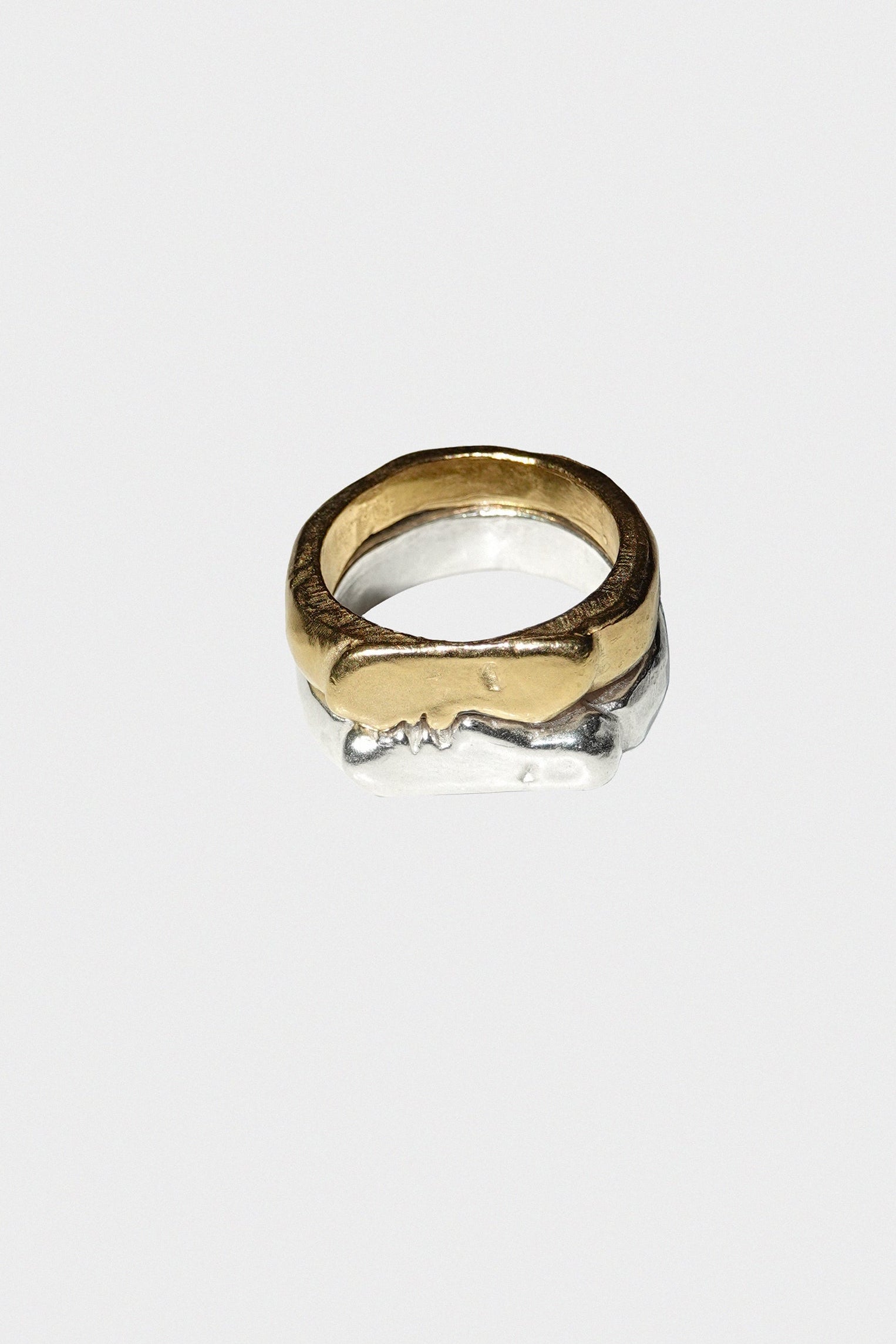Kiss Rings in Sterling Silver & Gold by Oxbow