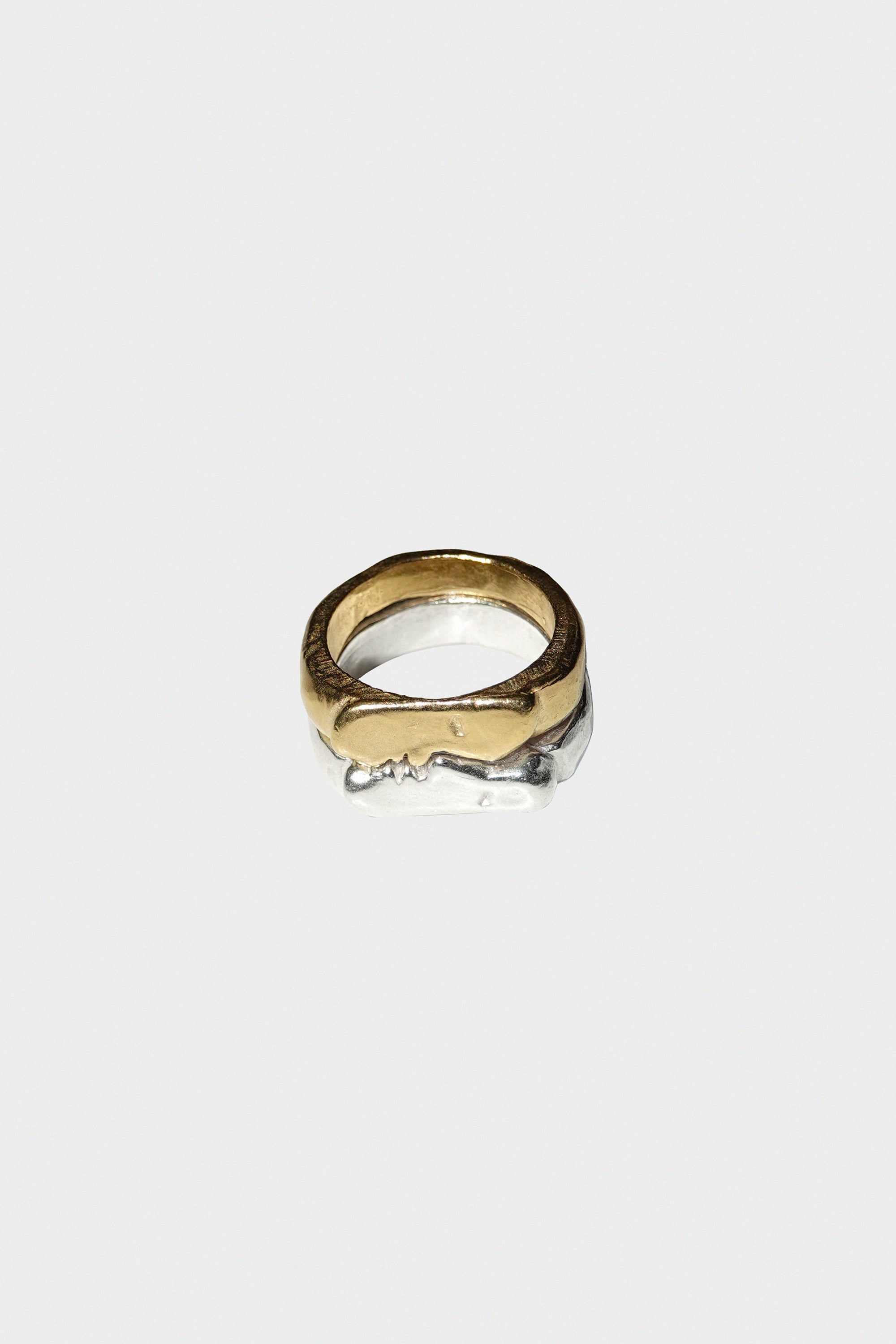 Kiss Rings in Sterling Silver & Gold by Oxbow