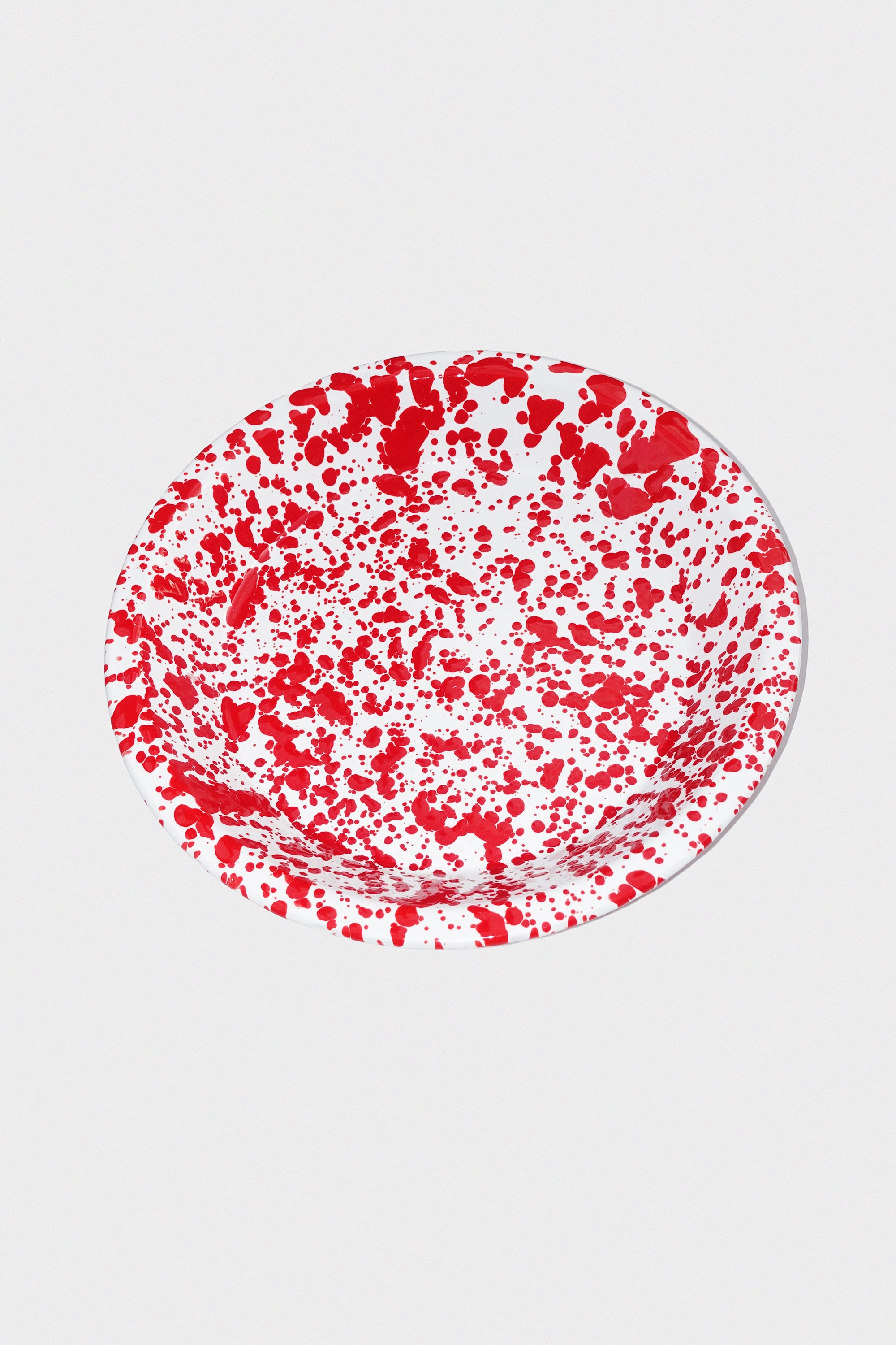 Pie Plate in Red Splatter