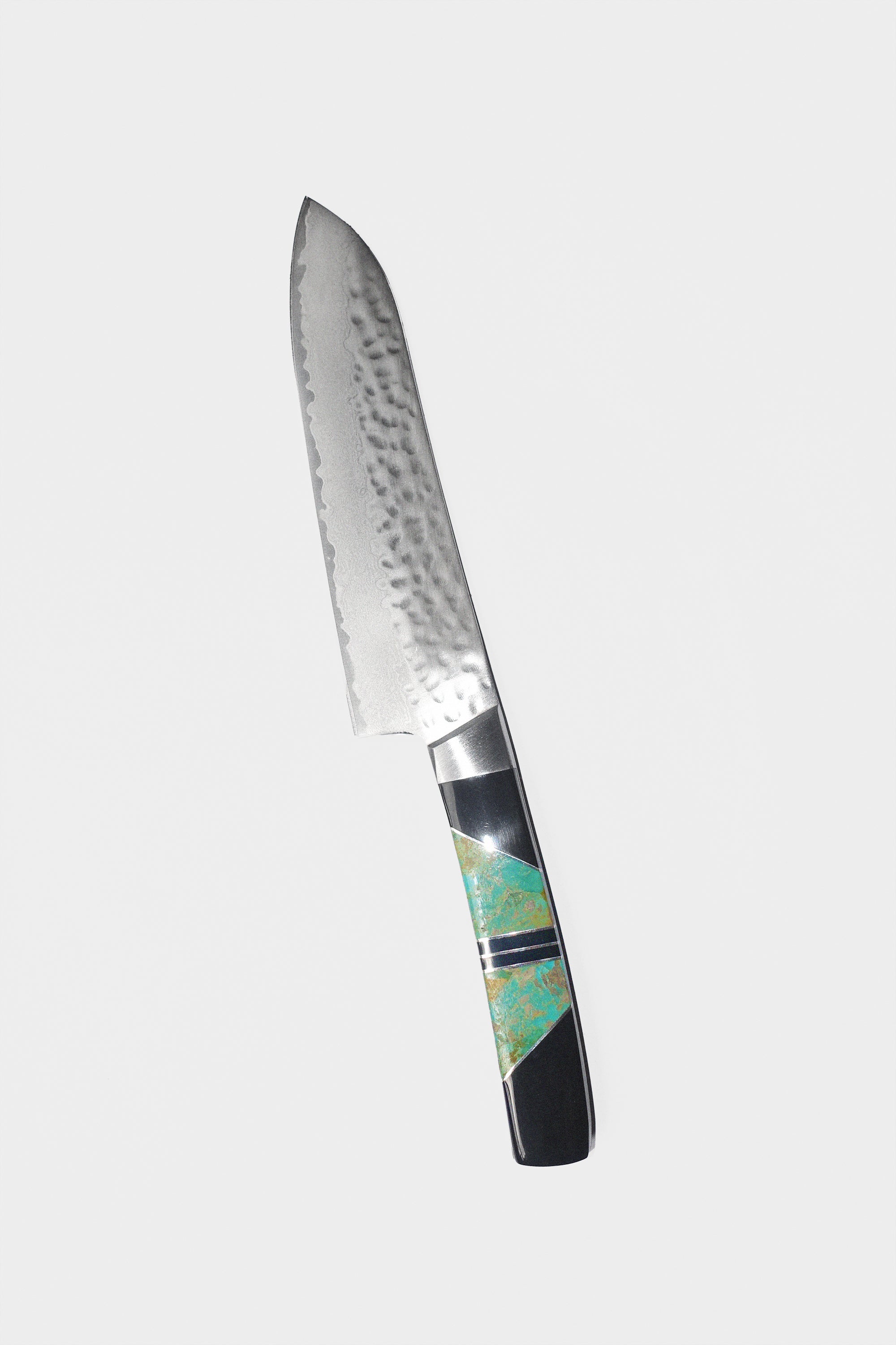 5" Santoku Knife in Turquoise