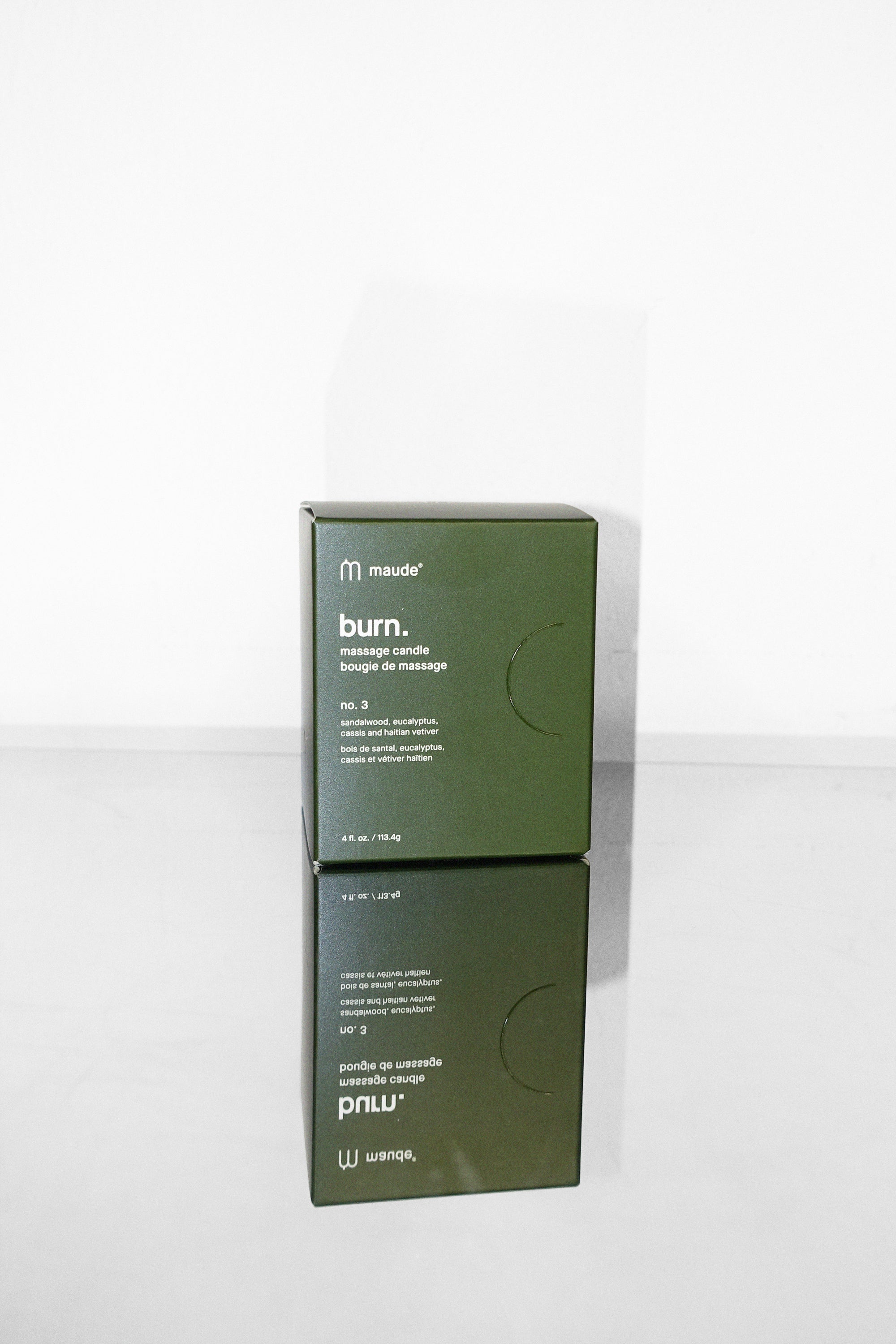 Burn No. 3: Massage Candle - 4oz by Maude