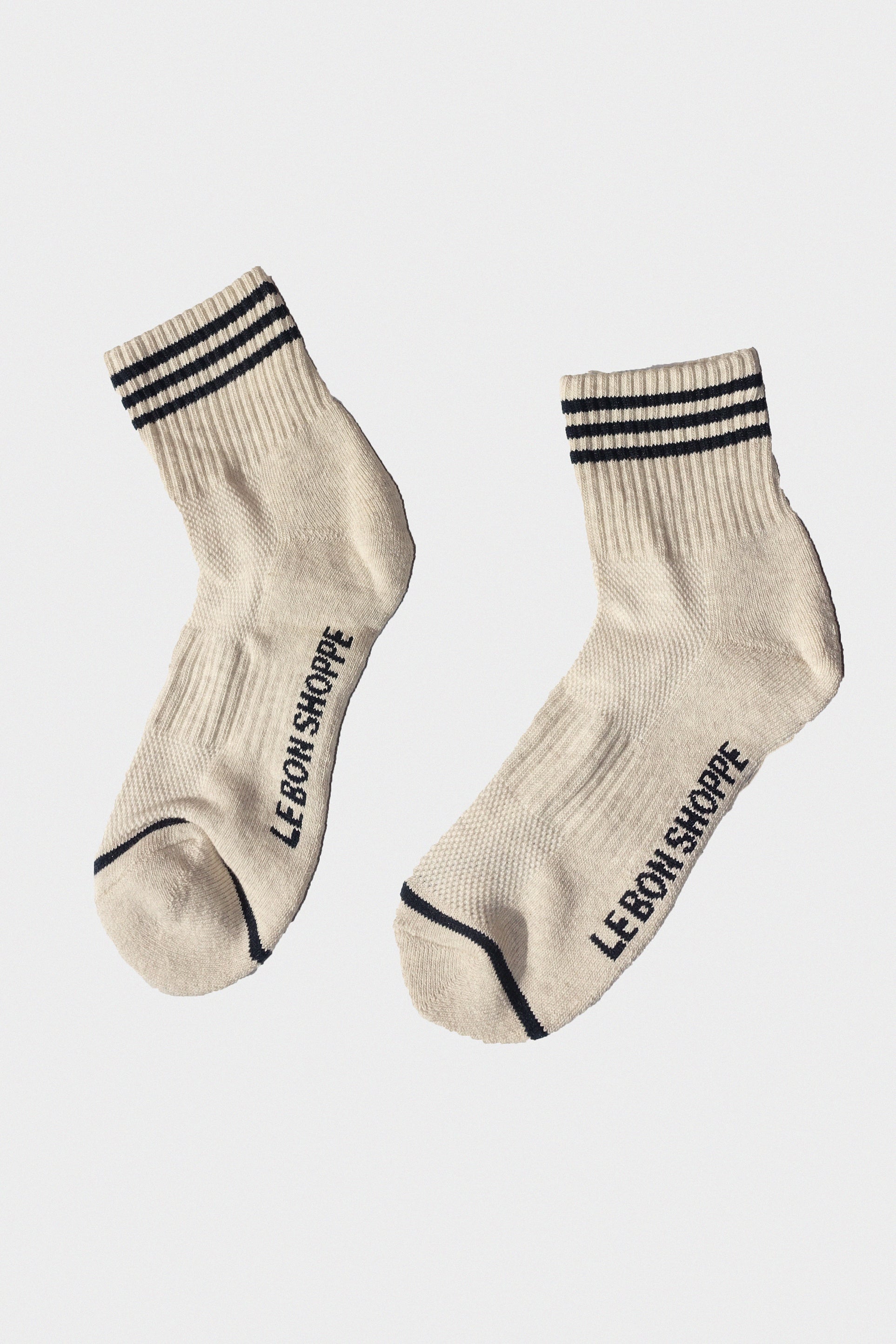 Girlfriend Socks in Oatmeal by Le Bon Shoppe