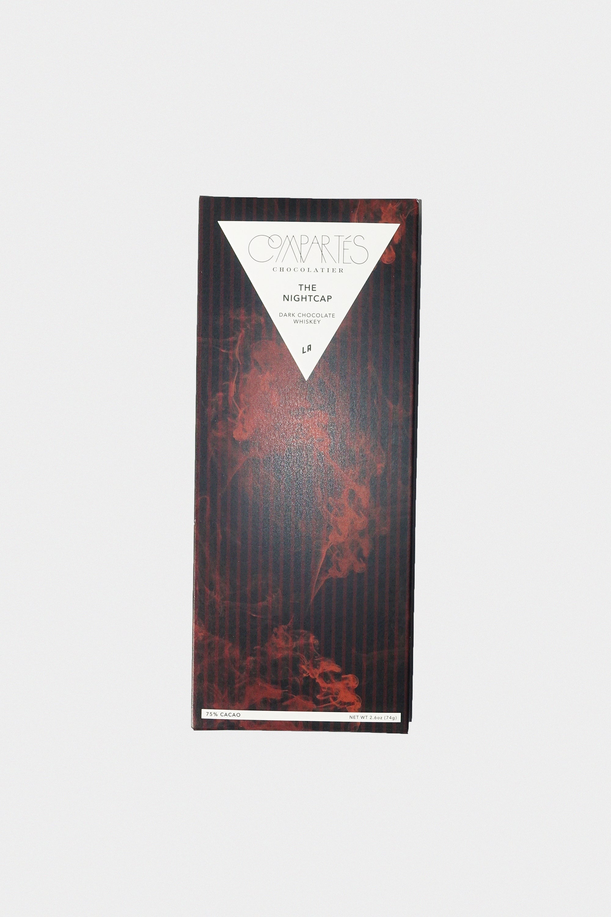 The Nightcap Whiskey Dark Chocolate Bar by Compartes
