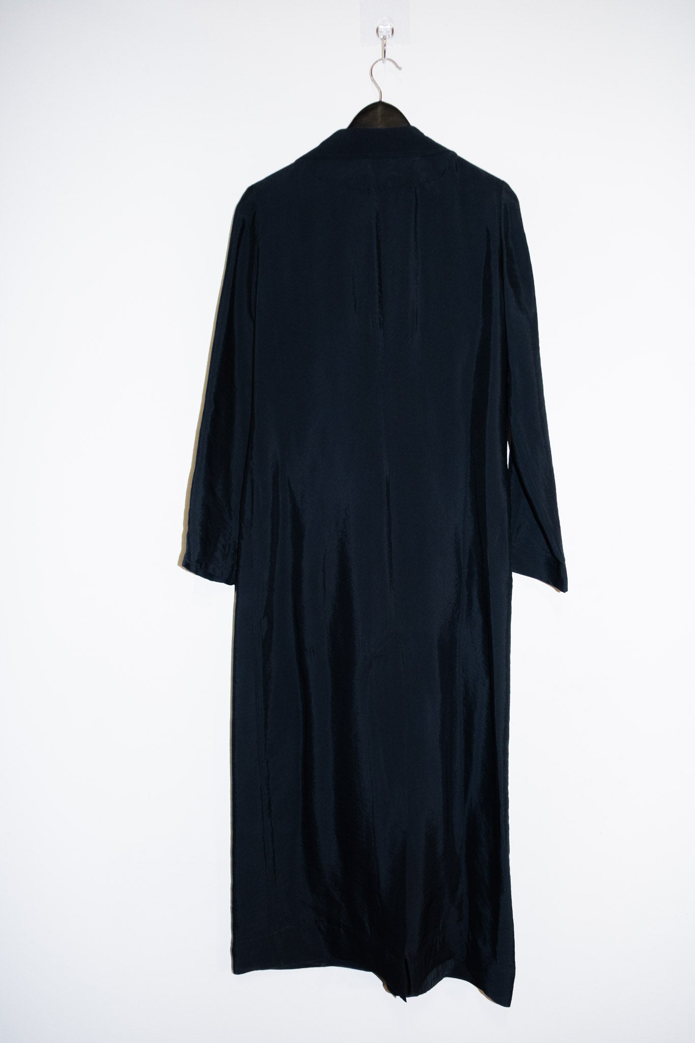 Long Unlined Duster in Black
