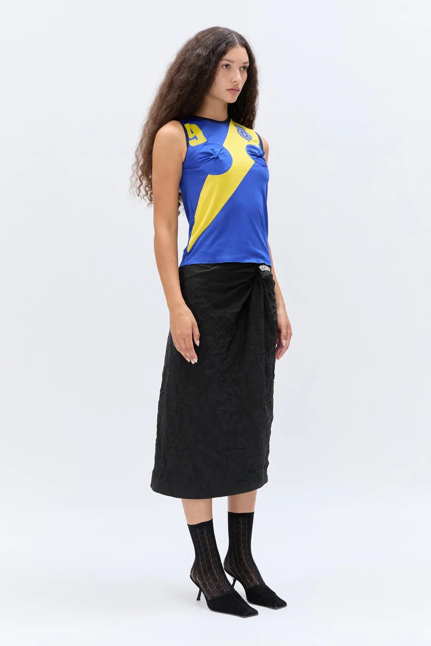 Football Punk Top in Multi