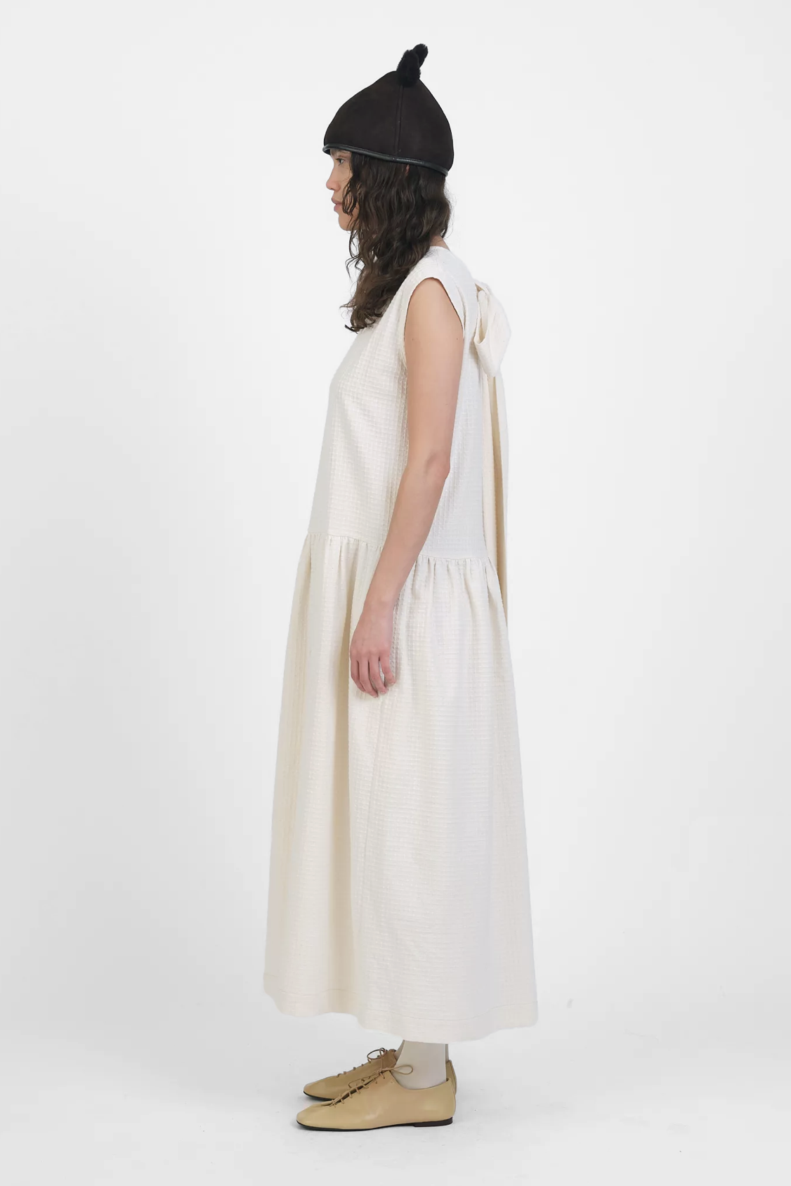 Cawley Isabella Dress in Ecru main image 1