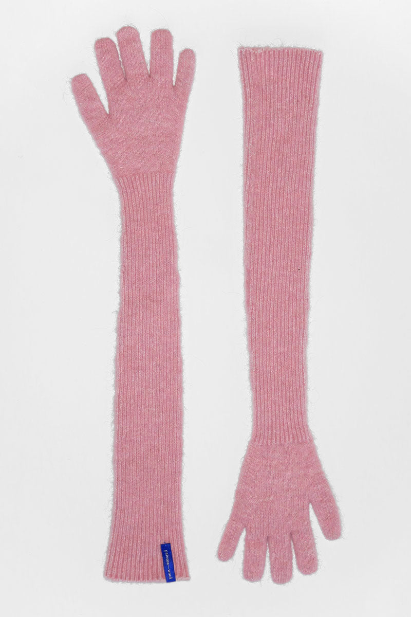 Pan Gloves in Pink