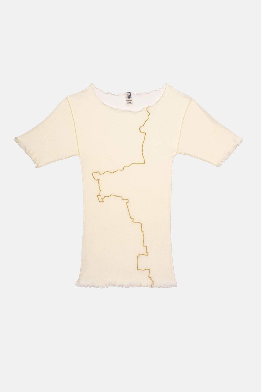 Gerrymandered Tee in Undyed