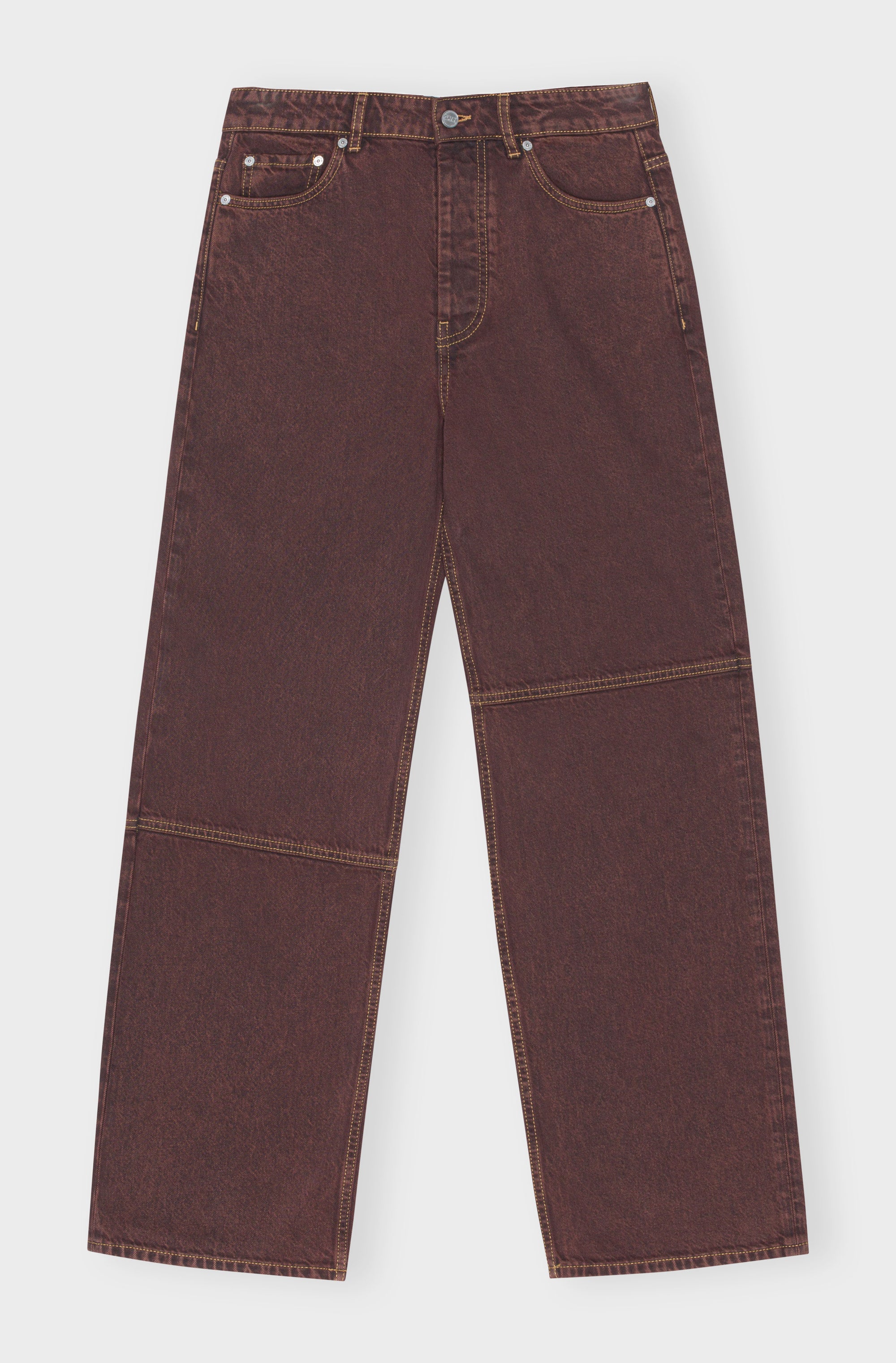 Overbleached Izey Jeans in Shaved Chocolate