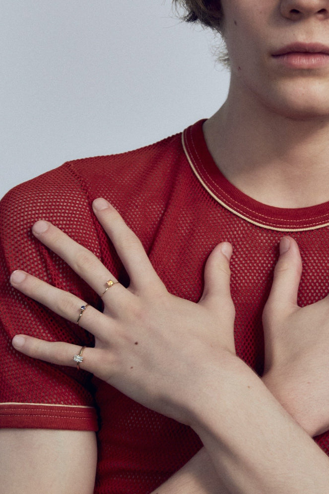 Palace Ring in Sapphire & 14k Yellow Gold by Mondo Mondo