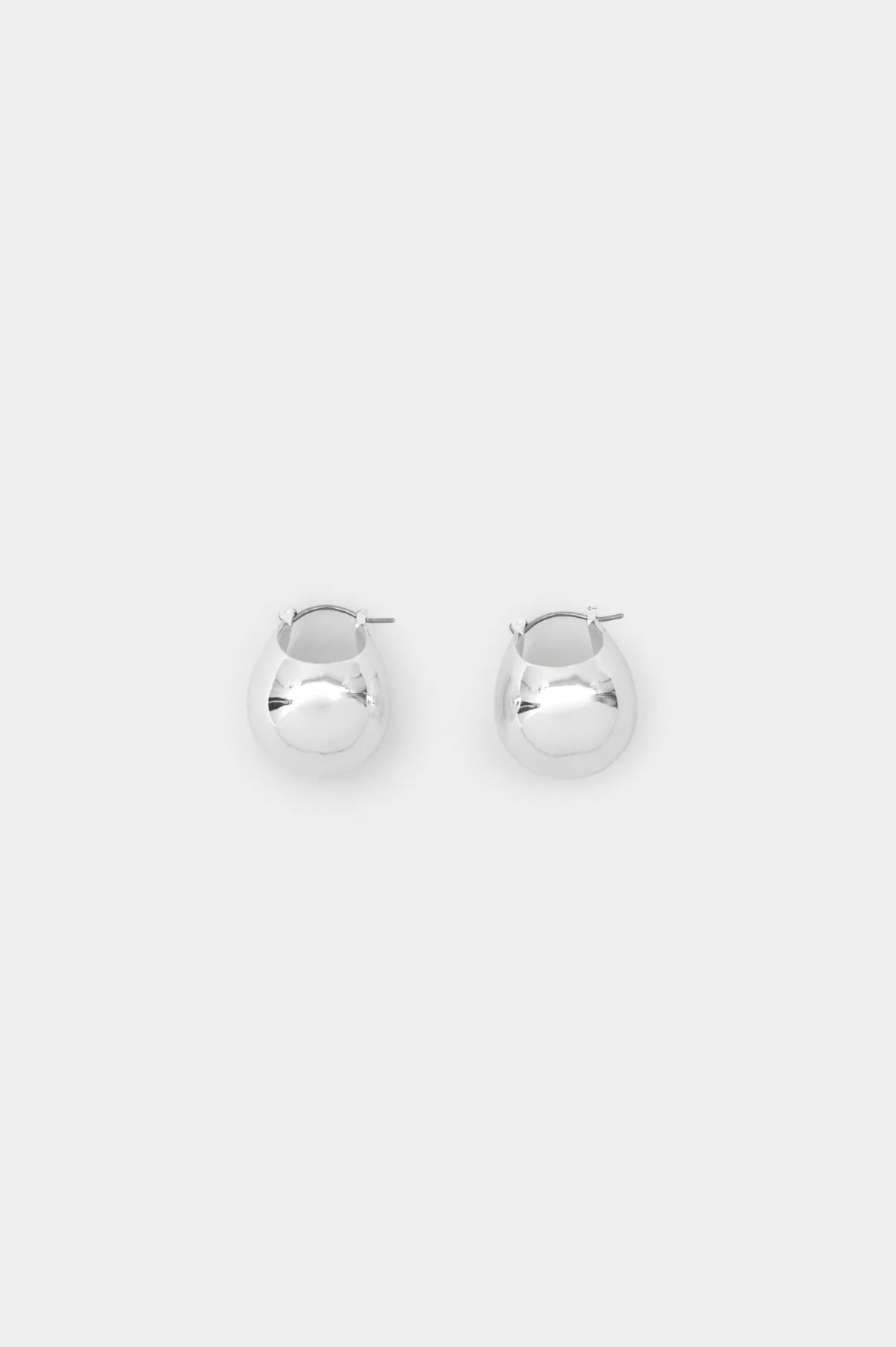 Keel Hoop in Silver by Rachel Comey