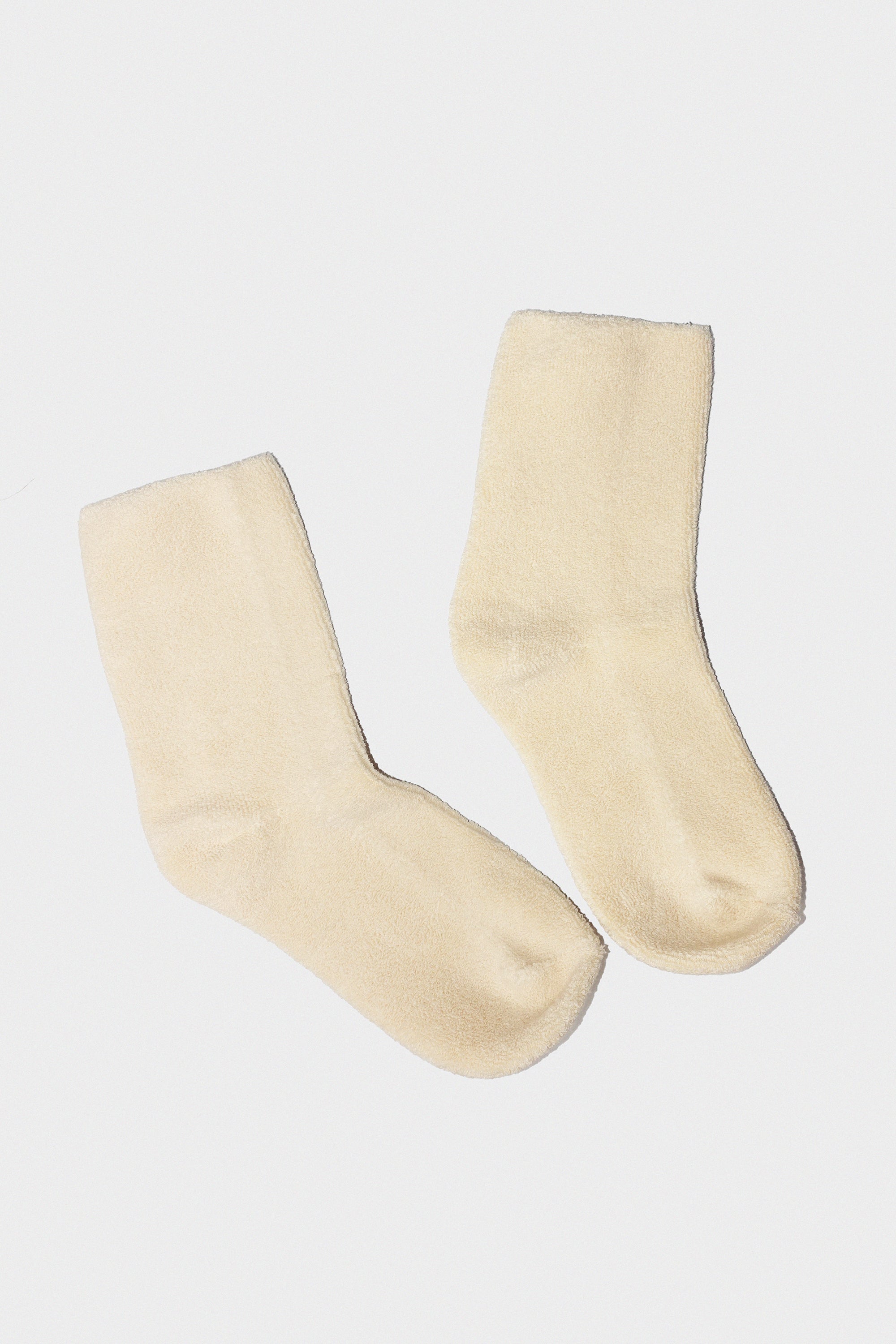 Cloud Socks in Ecru by Le Bon Shoppe