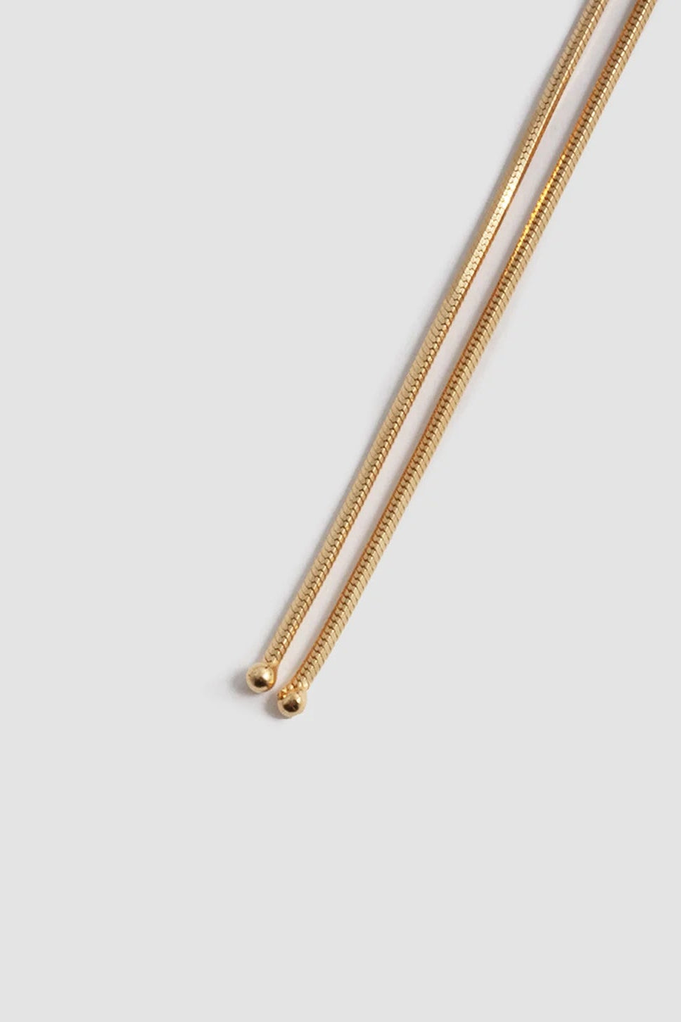 Bolo Pendant Necklace in Gold Vermeil