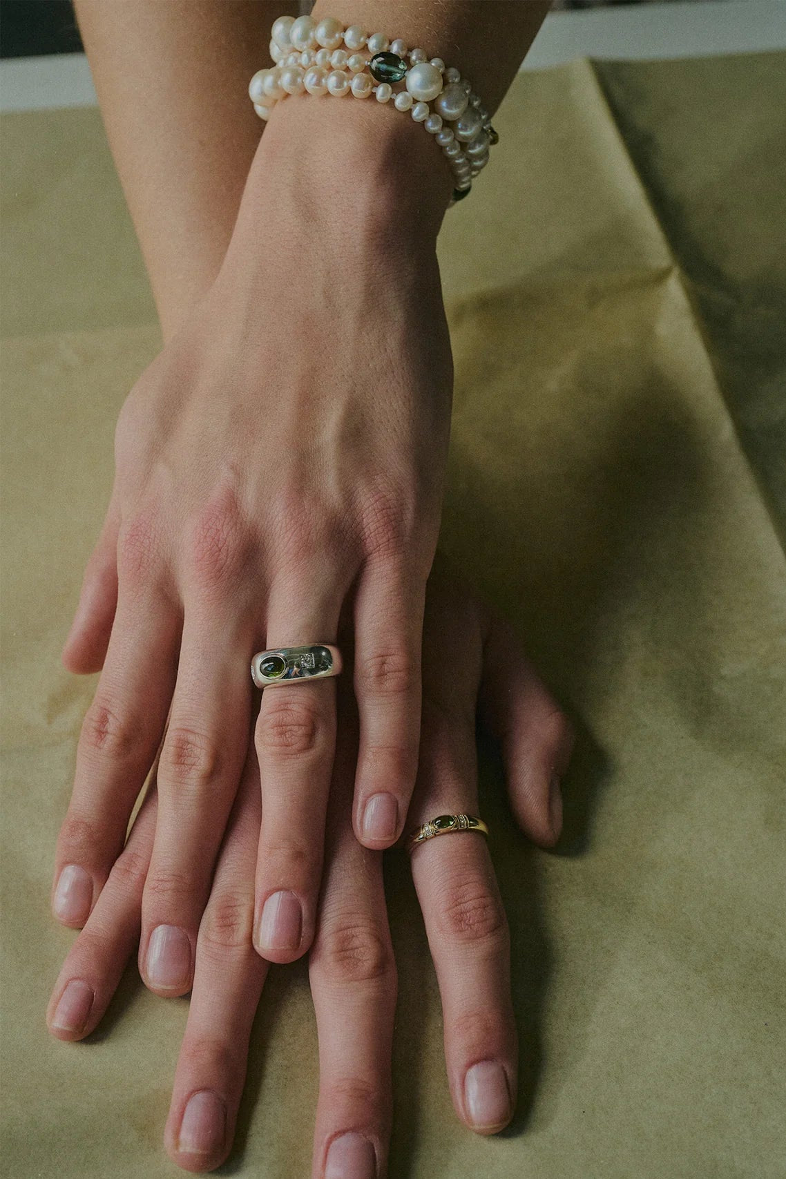 Gentry Diamond Oval Ring