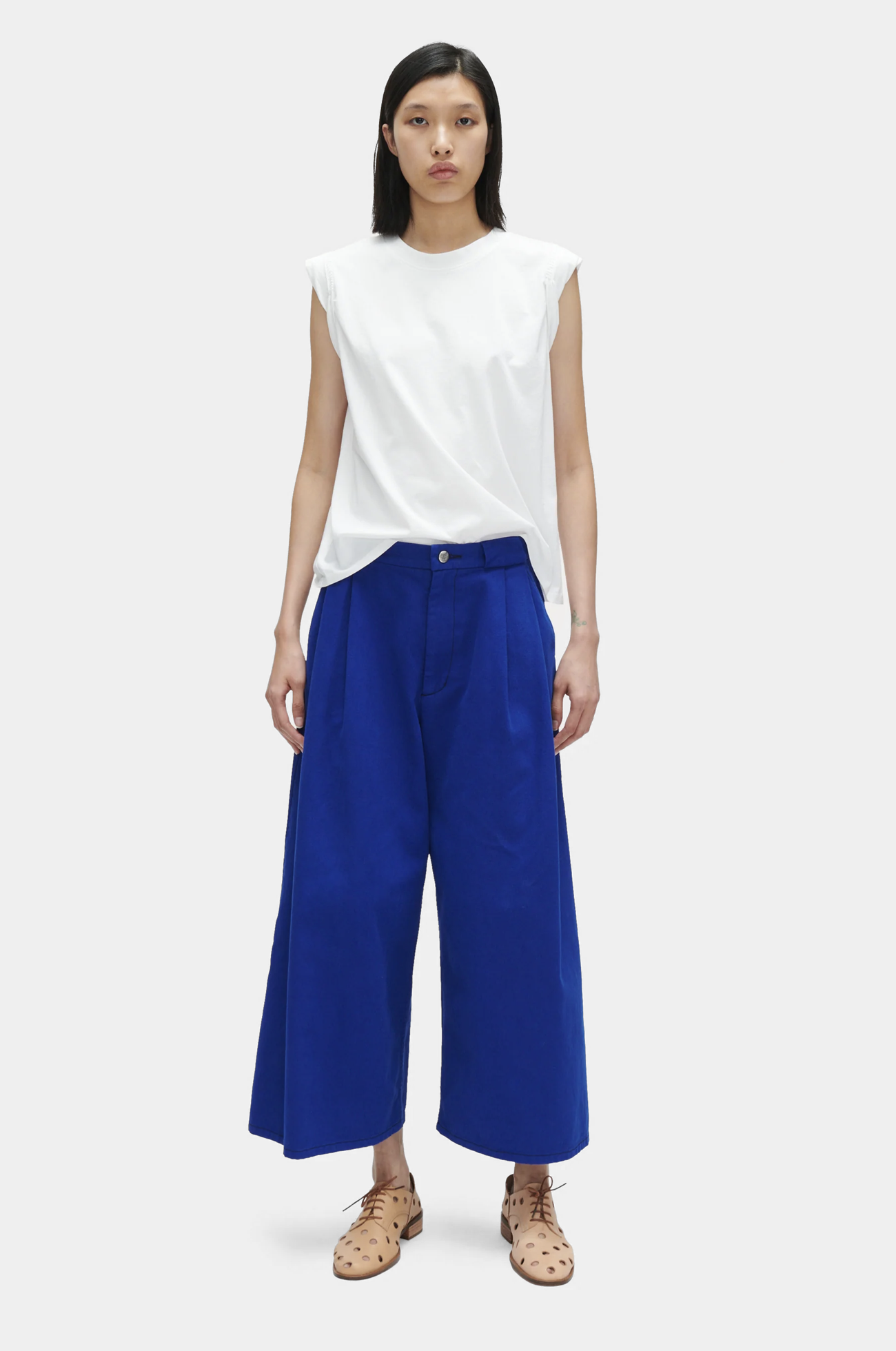 Miles Tee in White by Rachel Comey