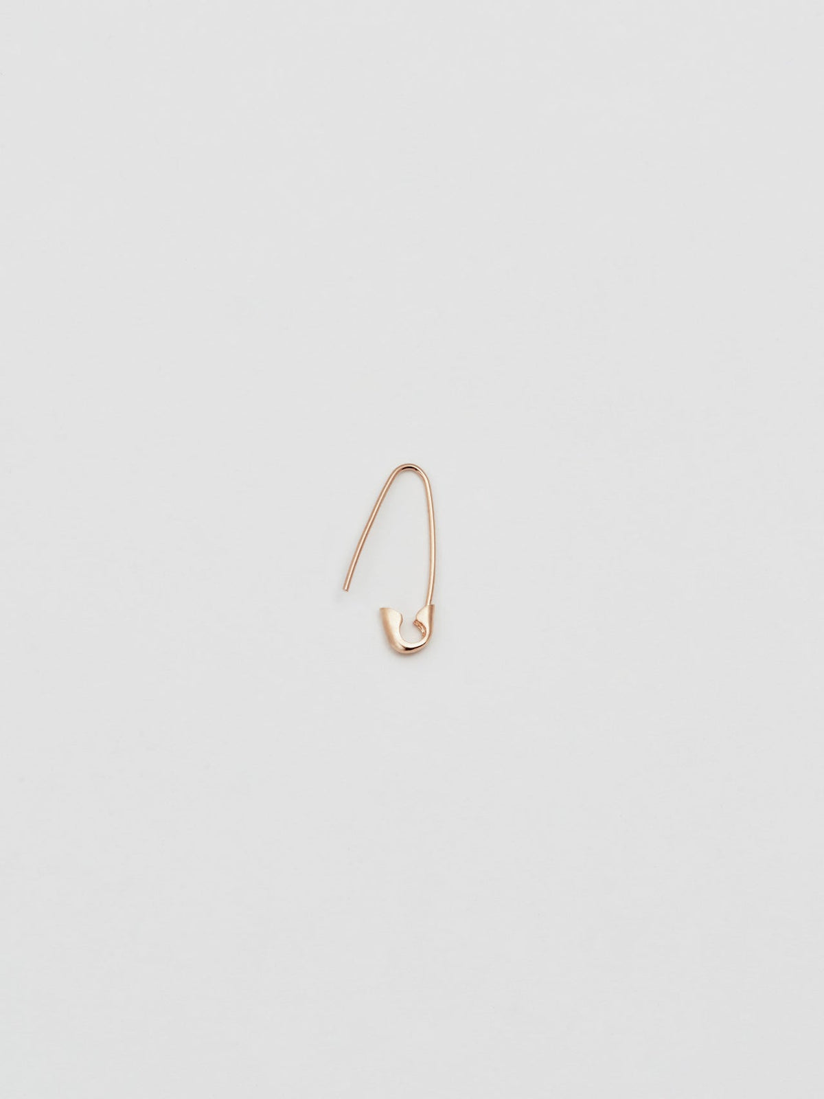 Loren Stewart | Mini Safety Pin Earring in 14k Rose Gold – Recital