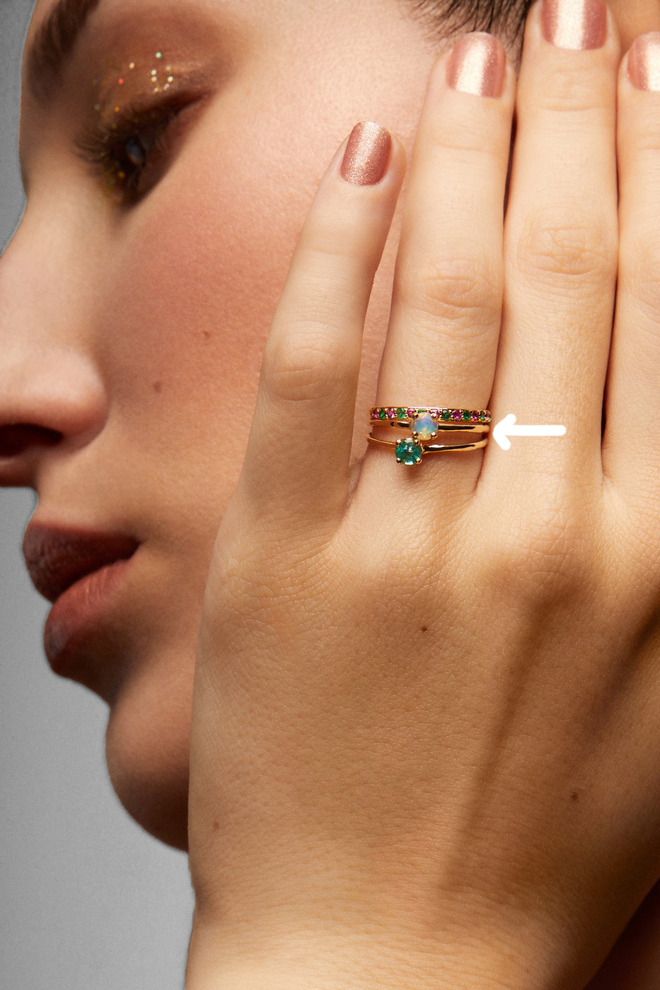 Princess Ring in Opal & 14k Yellow Gold by Mondo Mondo http://www.shoprecital.com