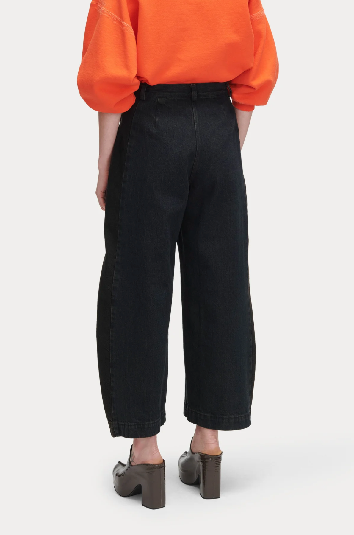 Garra Pant in Brown Overdyed Mission Denim by Rachel Comey http://www.shoprecital.com