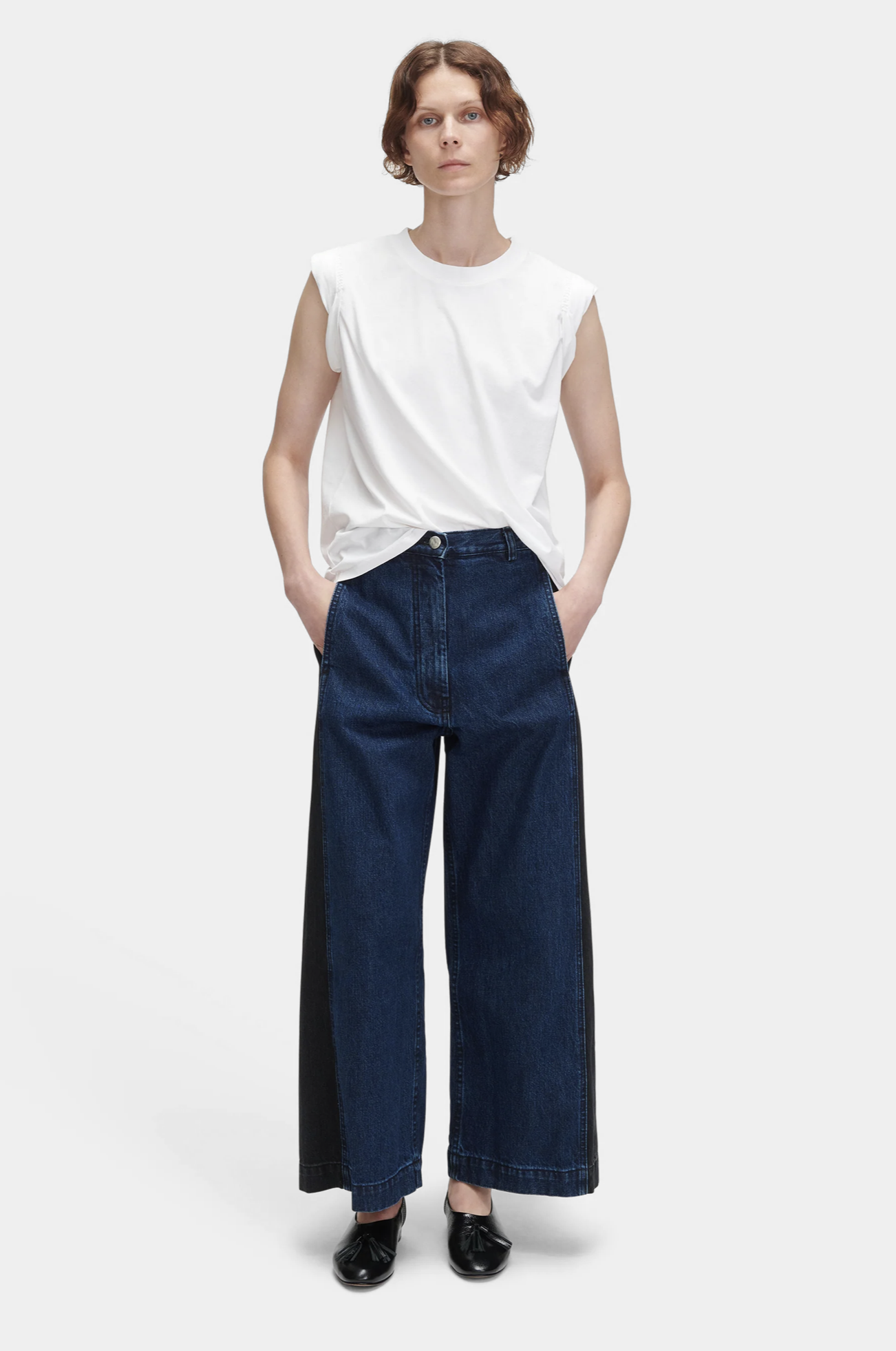 Miles Tee in White by Rachel Comey