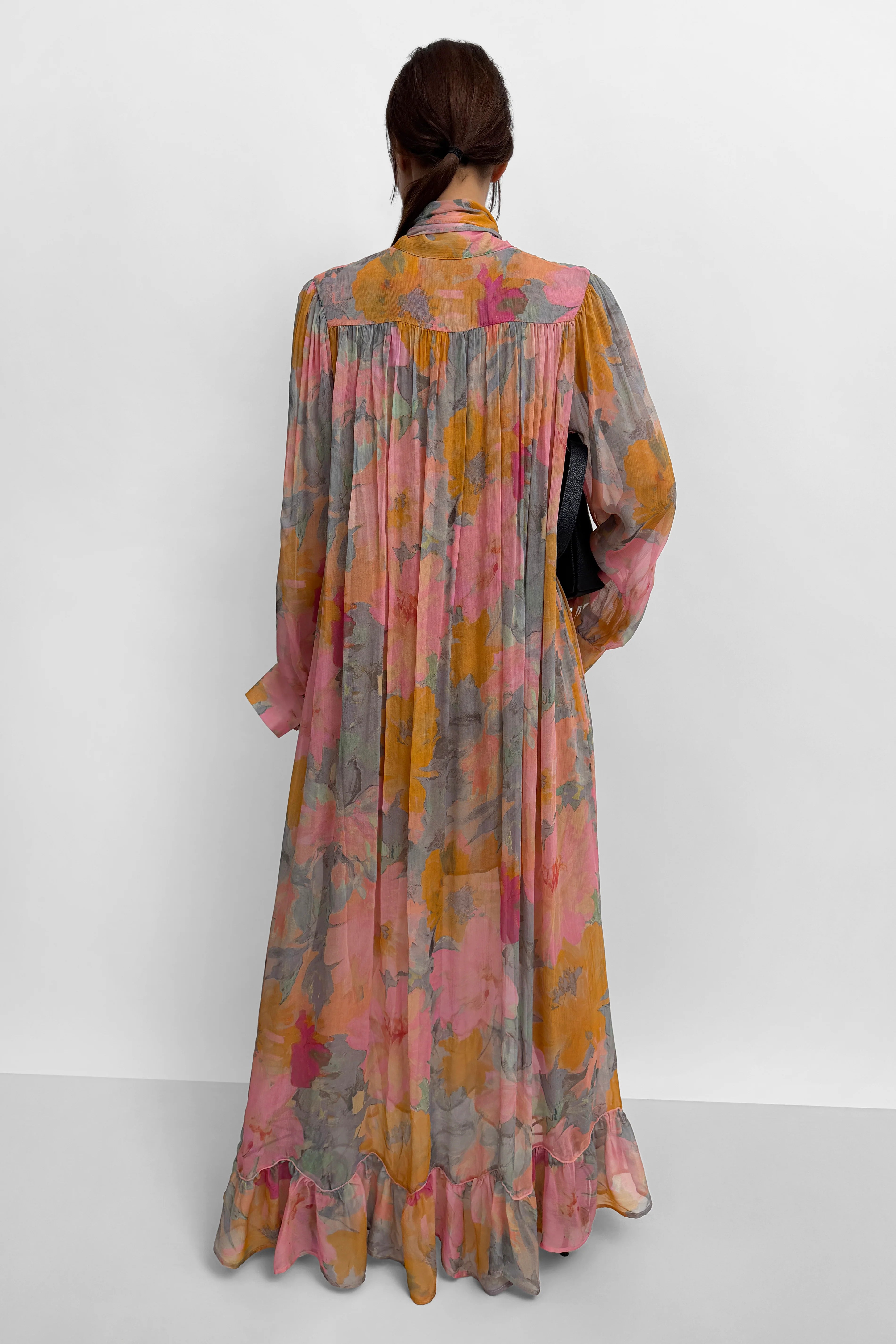 Nayomi Dress in Floral Paint