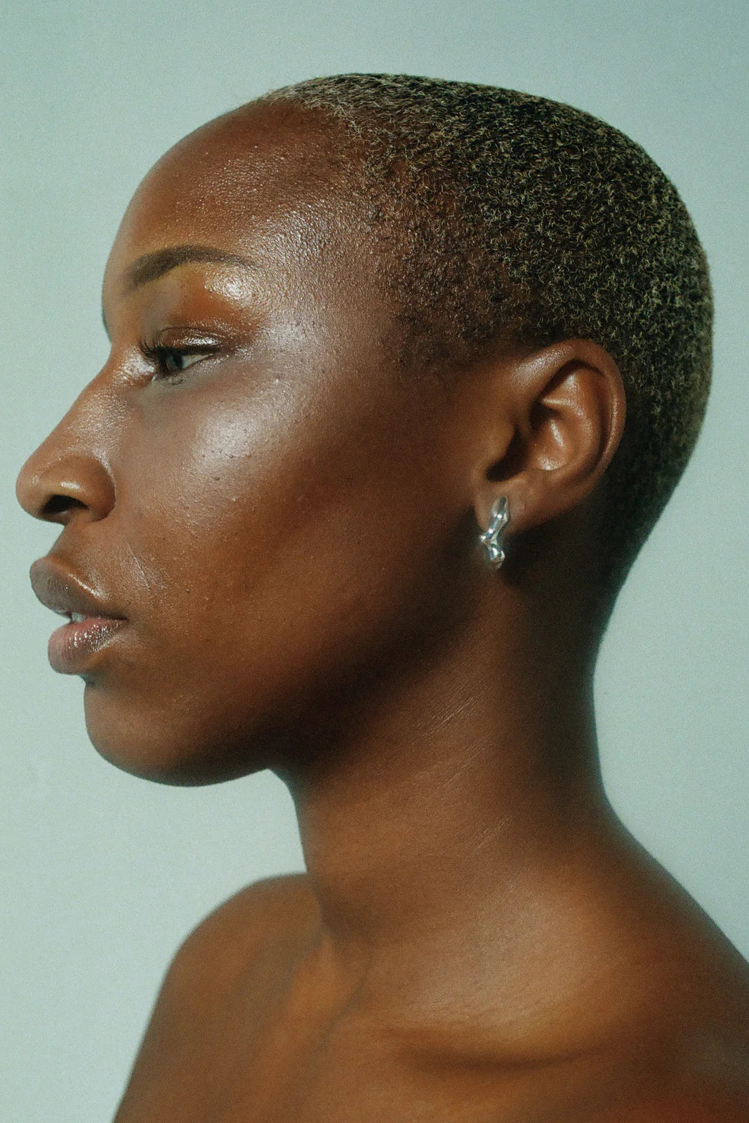 Small Seep Hoops in Sterling Silver