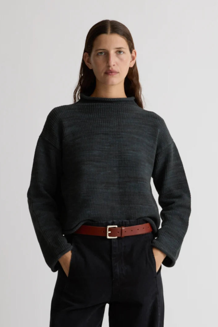 Lazlo Sweater in Painted Indigo