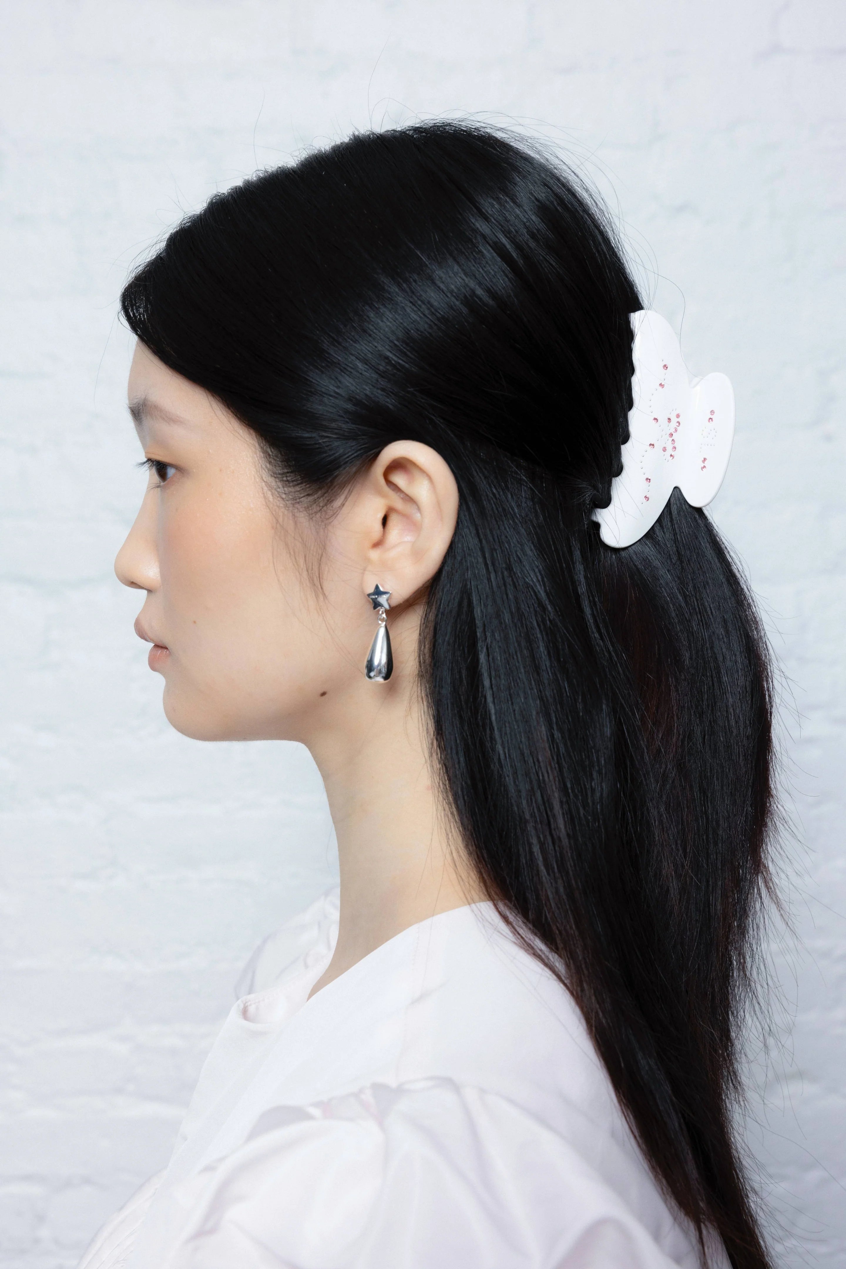 Princess Hair Claw in Panna Cotta