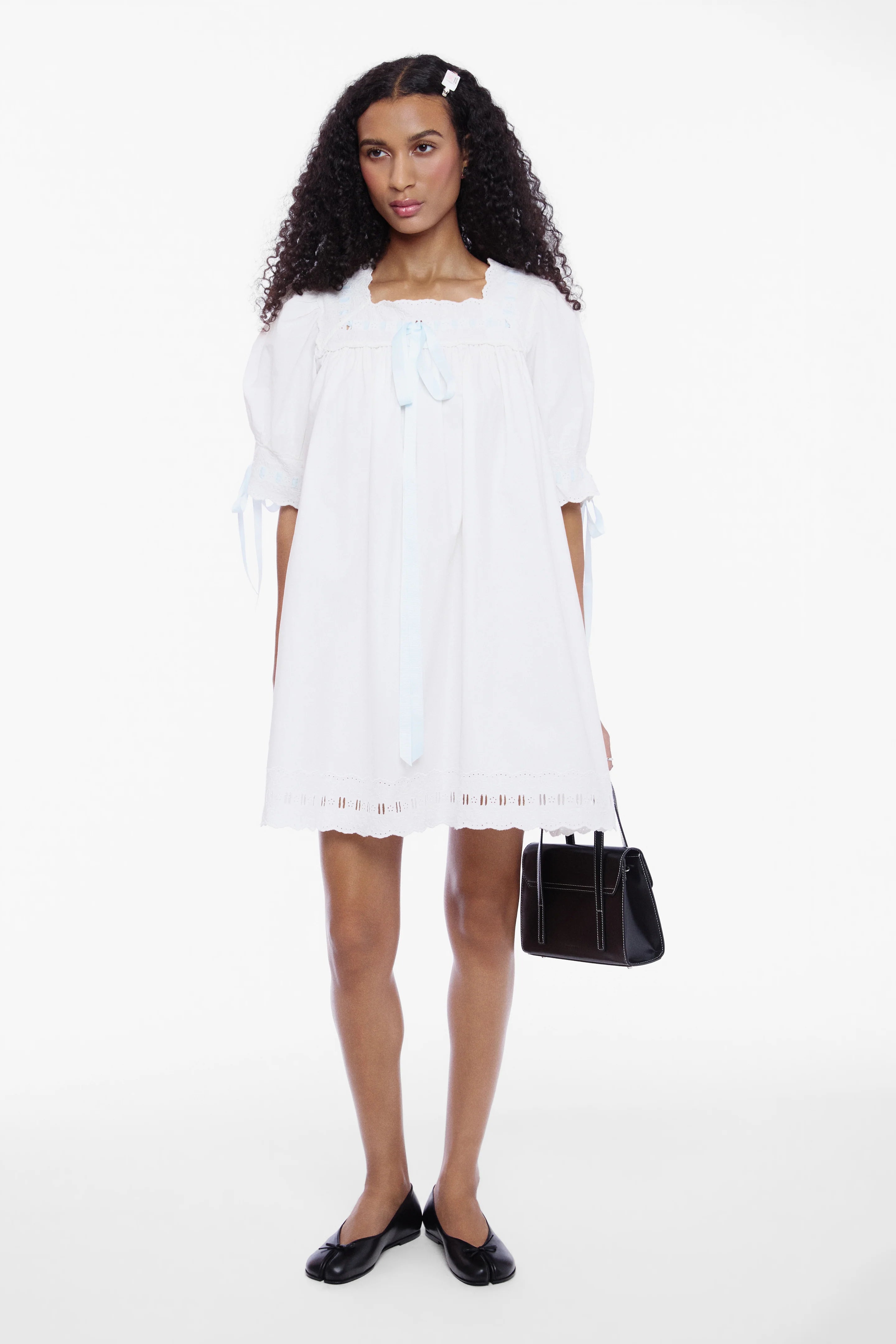 Daikon Dress in White